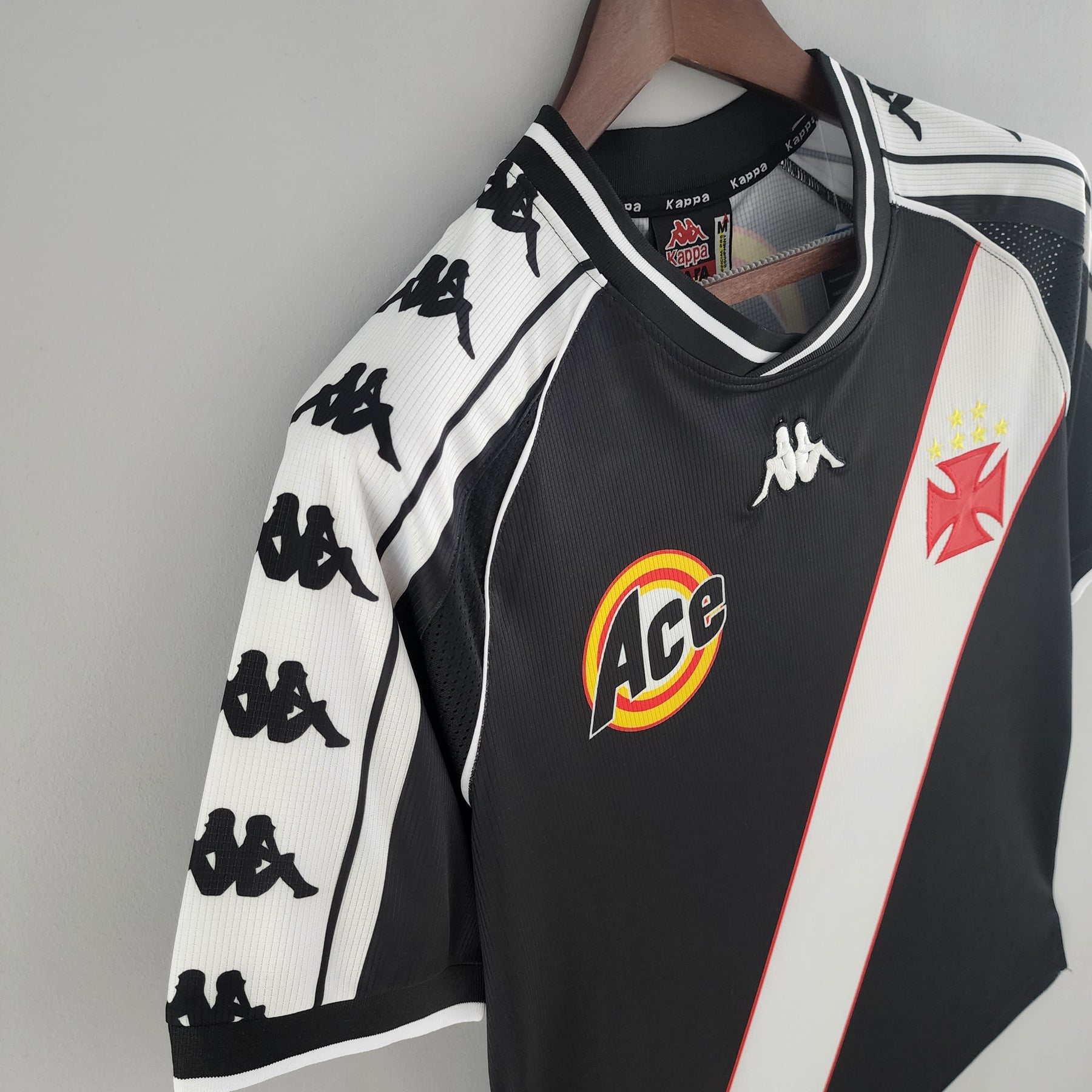 CAMISA RETRÔ VASCO DA GAMA BLACK 2000