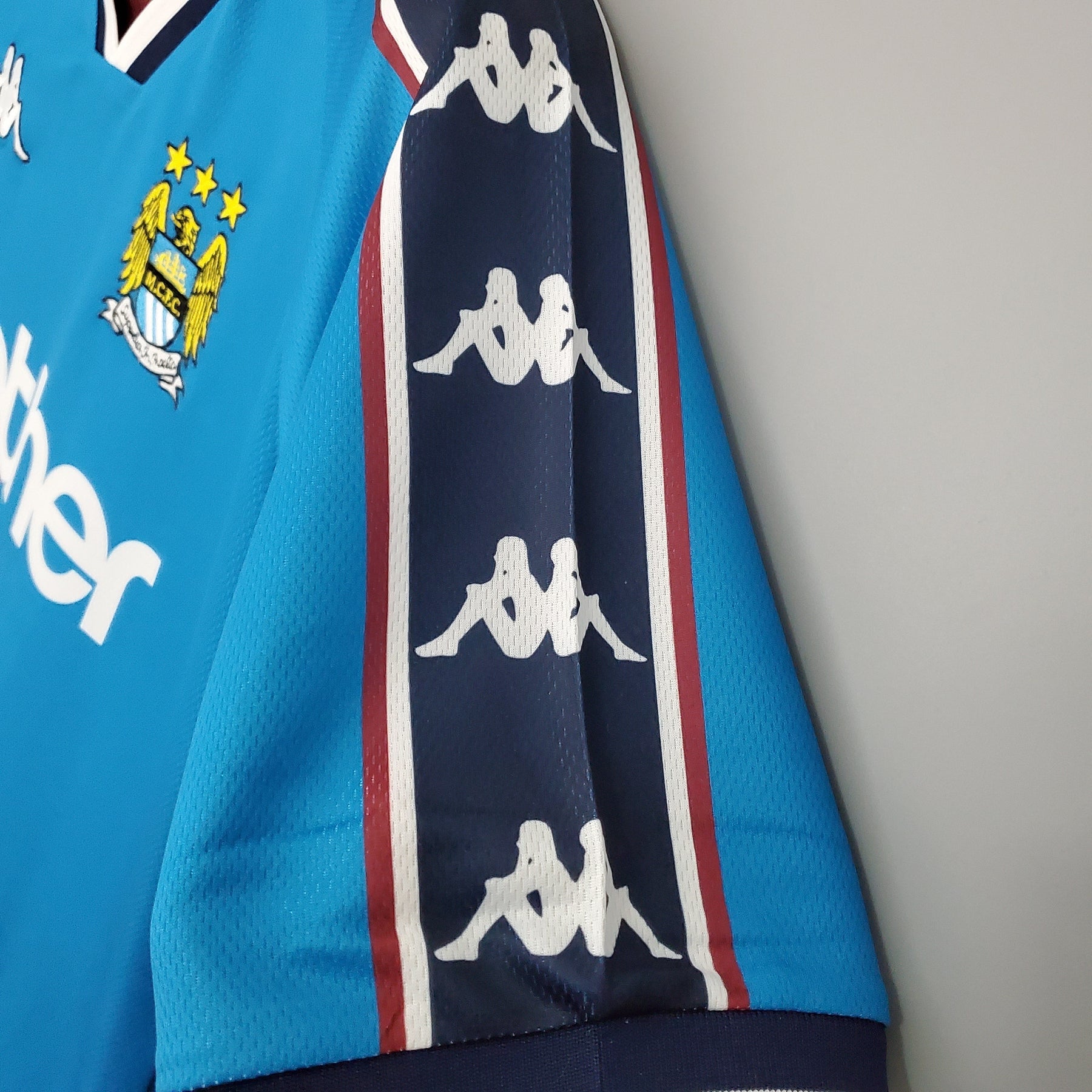 CAMISA MANCHESTER CITY RETRÔ HOME 97/99