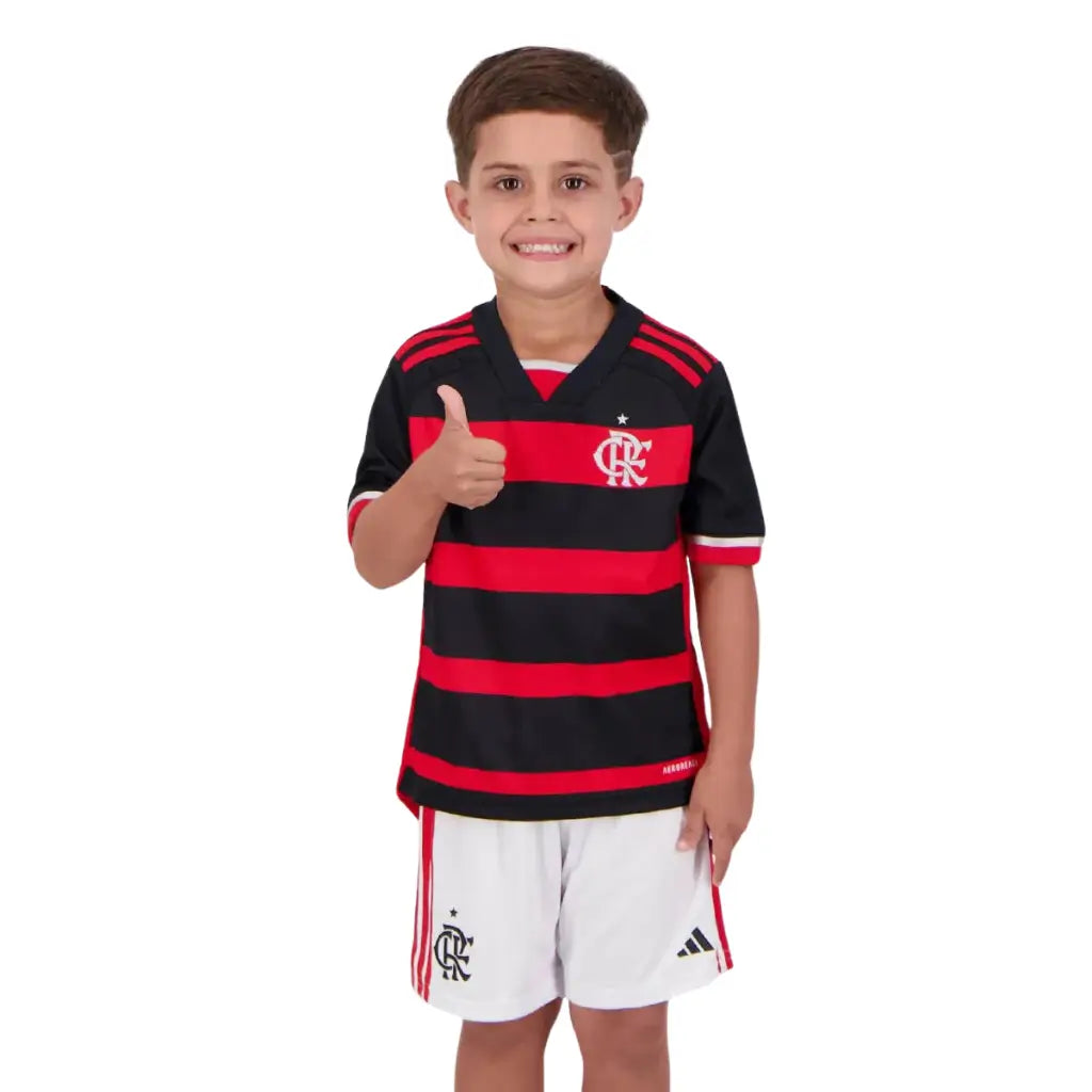 Conjunto Infantil Flamengo I - Lançamento 2024/25