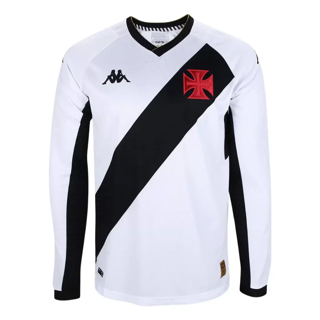 Camisa Vasco da Gama II Manga Longa Masculina - Branco