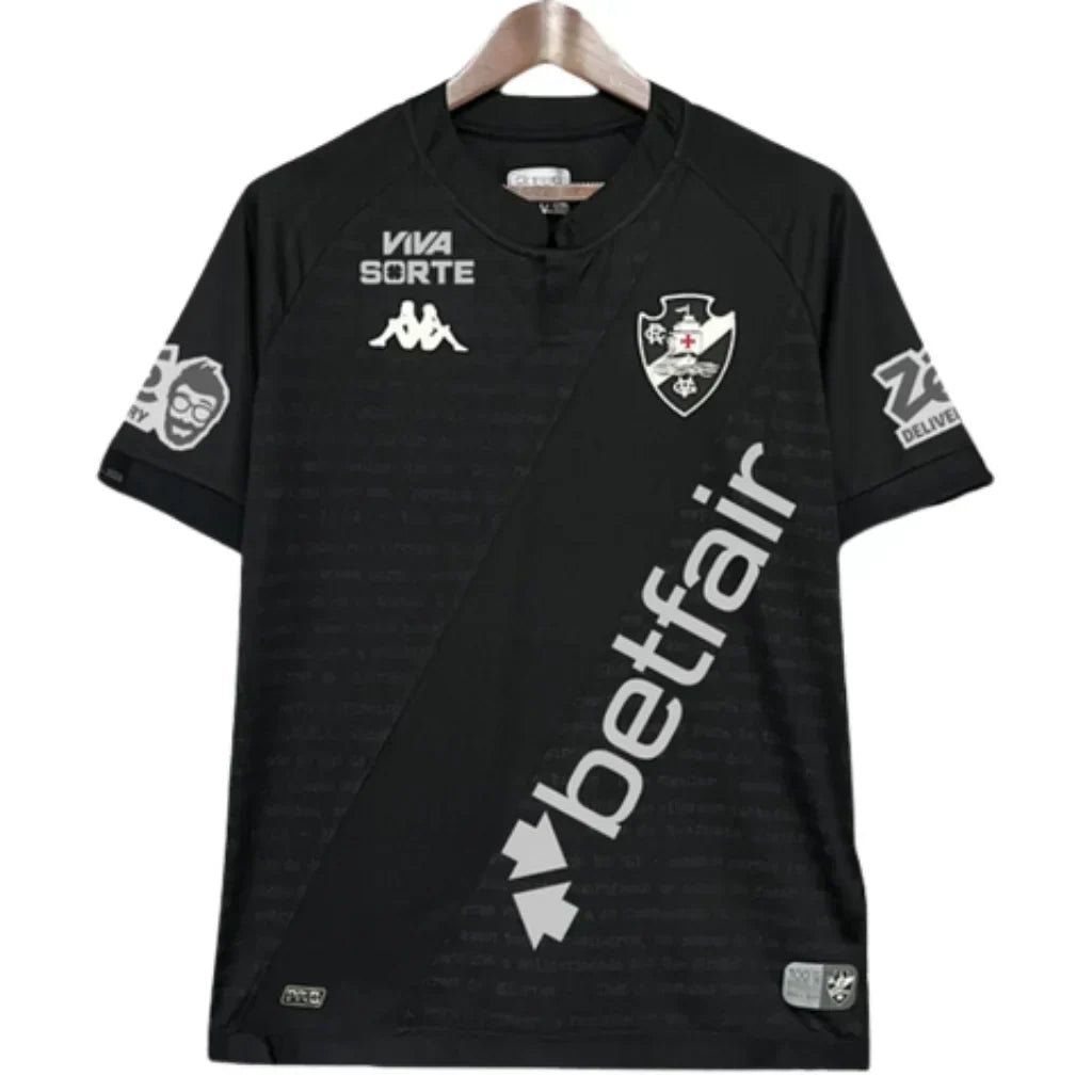 Camisa Vasco III 24/25 Kombat Masculina - Preto