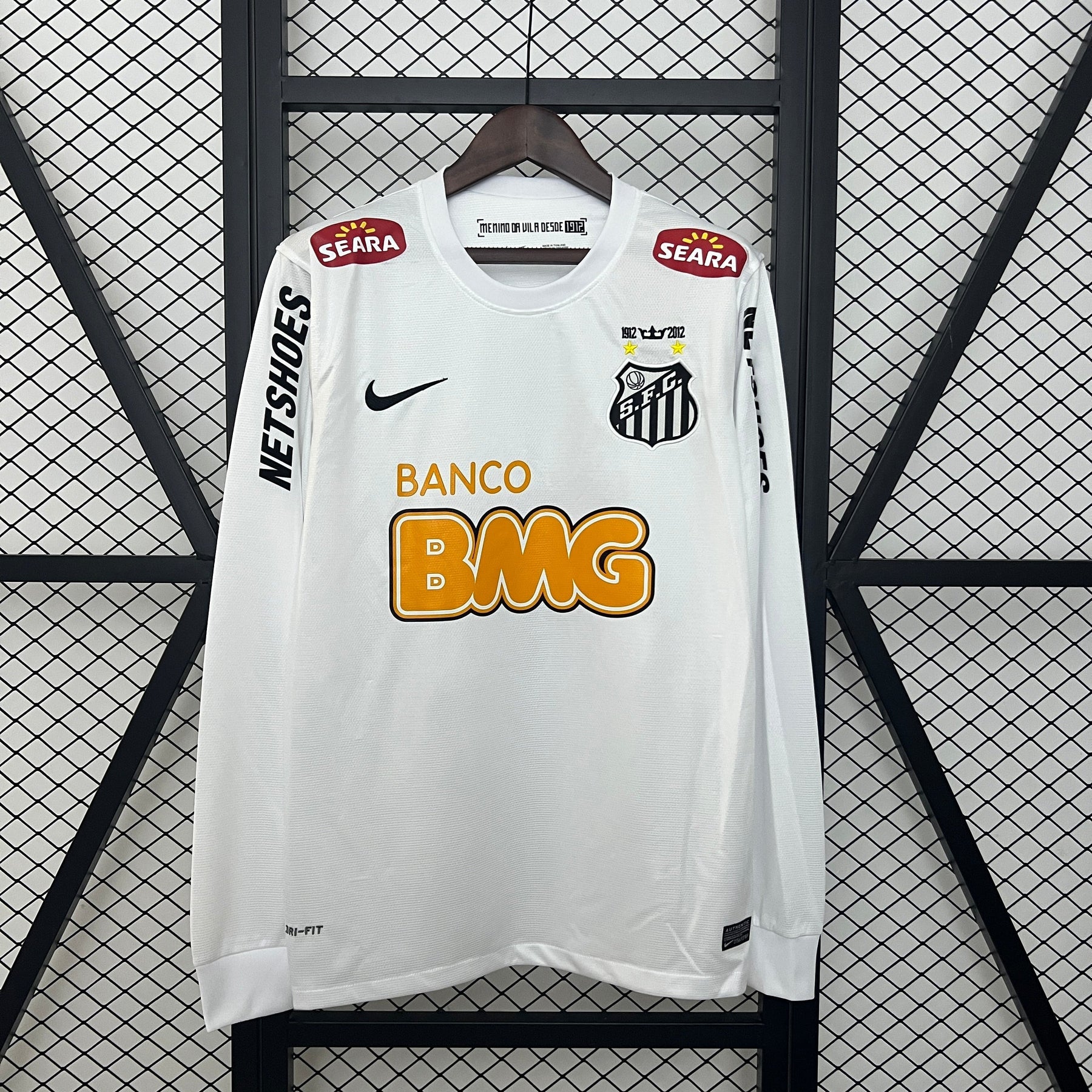 CAMISA PEIXE RETRÔ MANGA LONGA HOME 2011/12