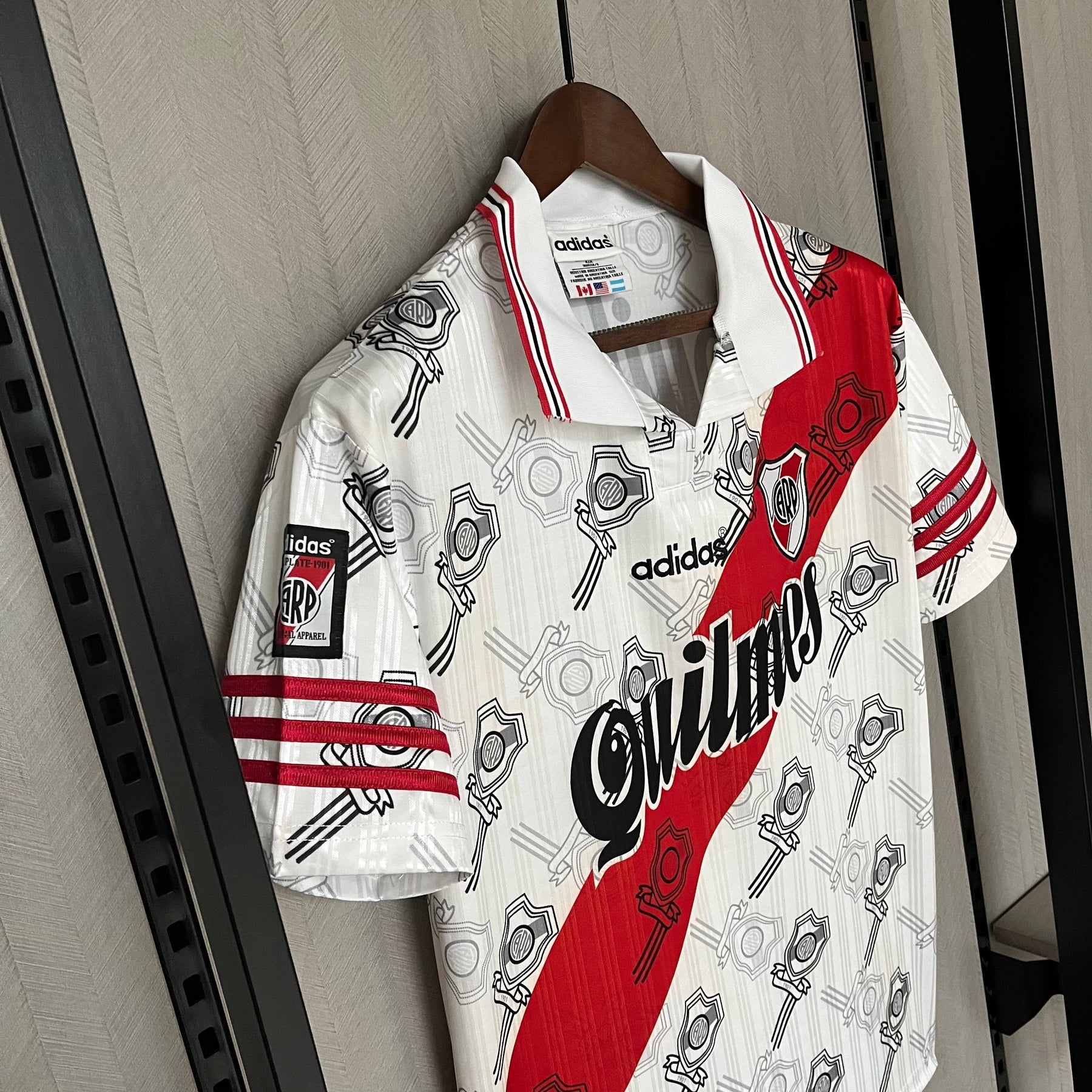 CAMISA RETRÔ RIVER PLATE HOME 1996/97