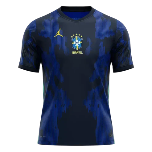 Camisa Brasil Away Azul 2026 Jordan - Versão Torcedor