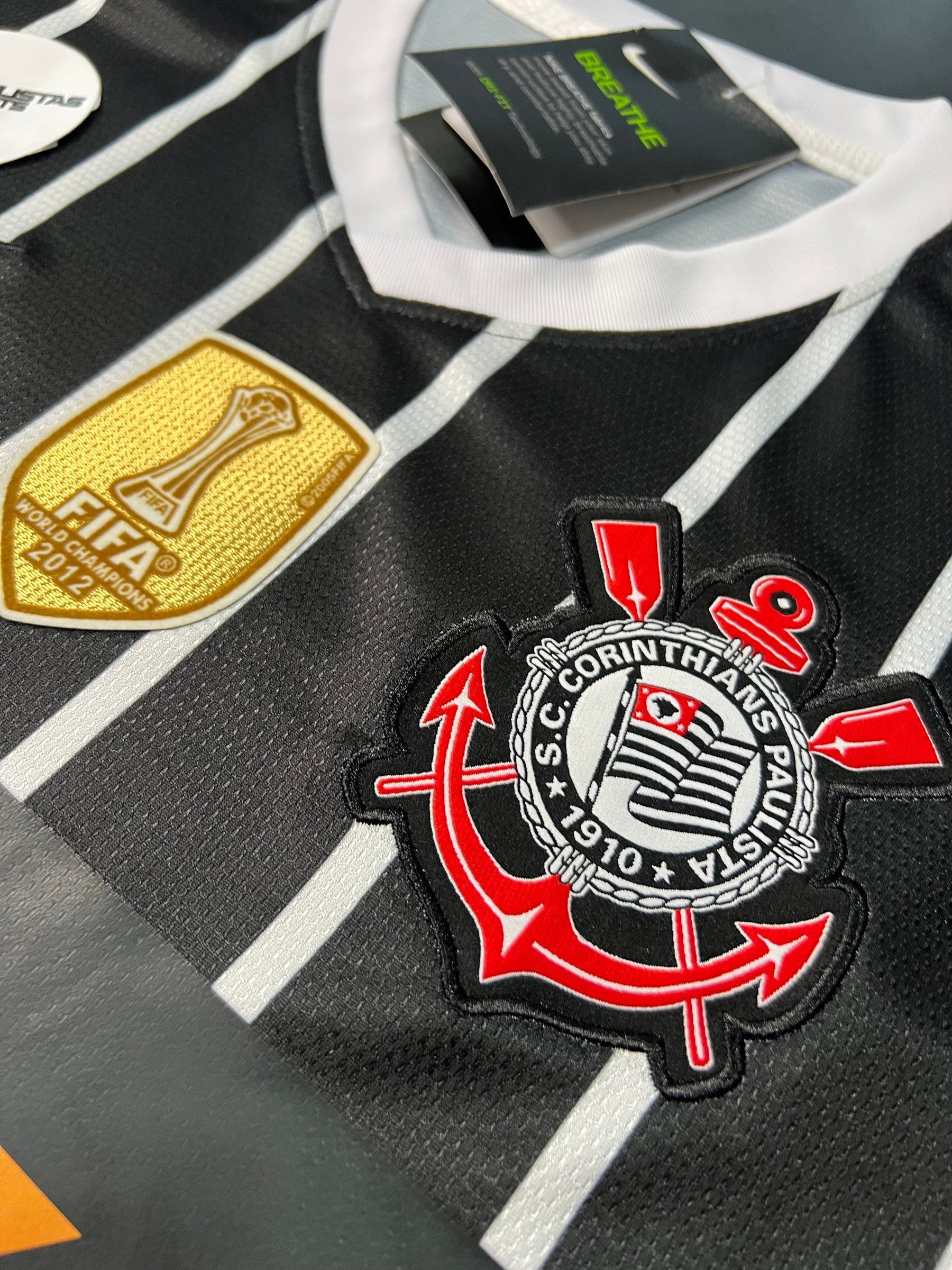 CAMISA RETRO TIMAO RESERVA 2013 PRETA/BRANCA MASCULINA