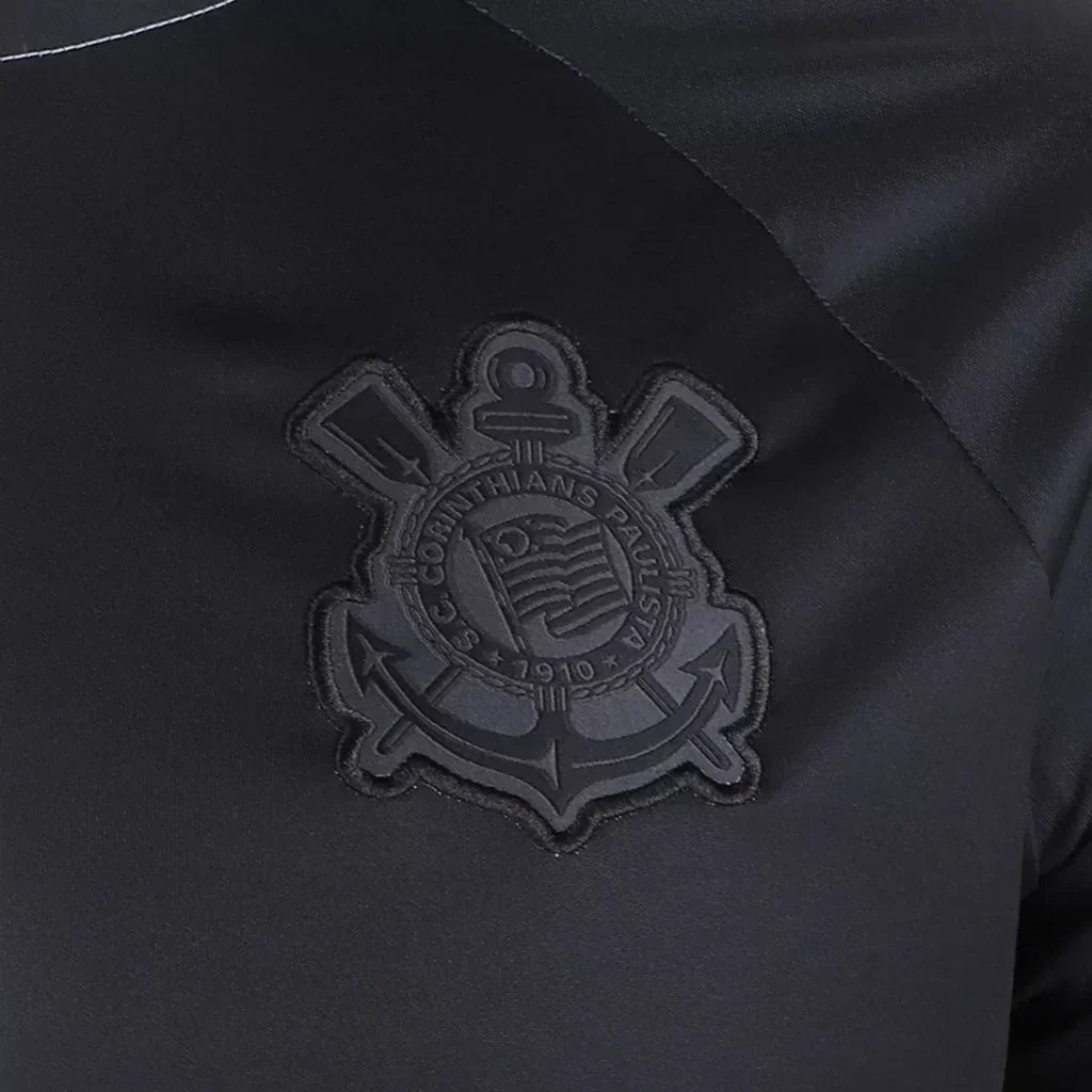 Camiseta Corinthians Pré Jogo 23/24 - Preto+Branco