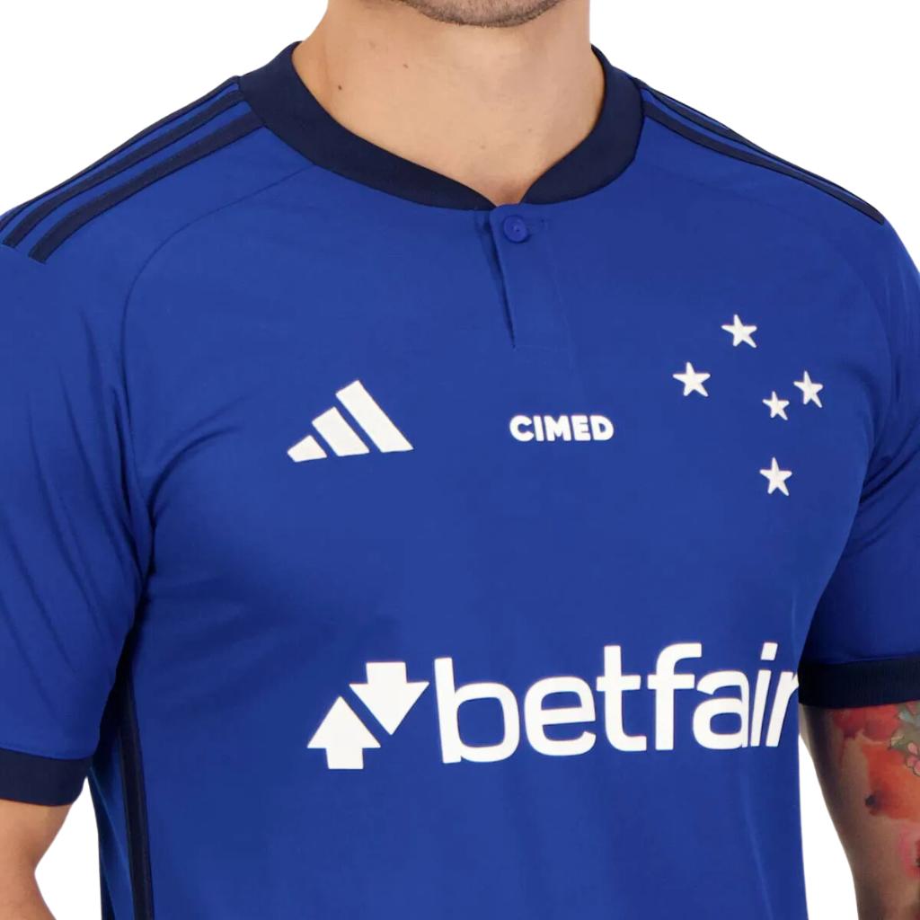 Camisa Masculina Cruzeiro I 23/24 - Torcedor