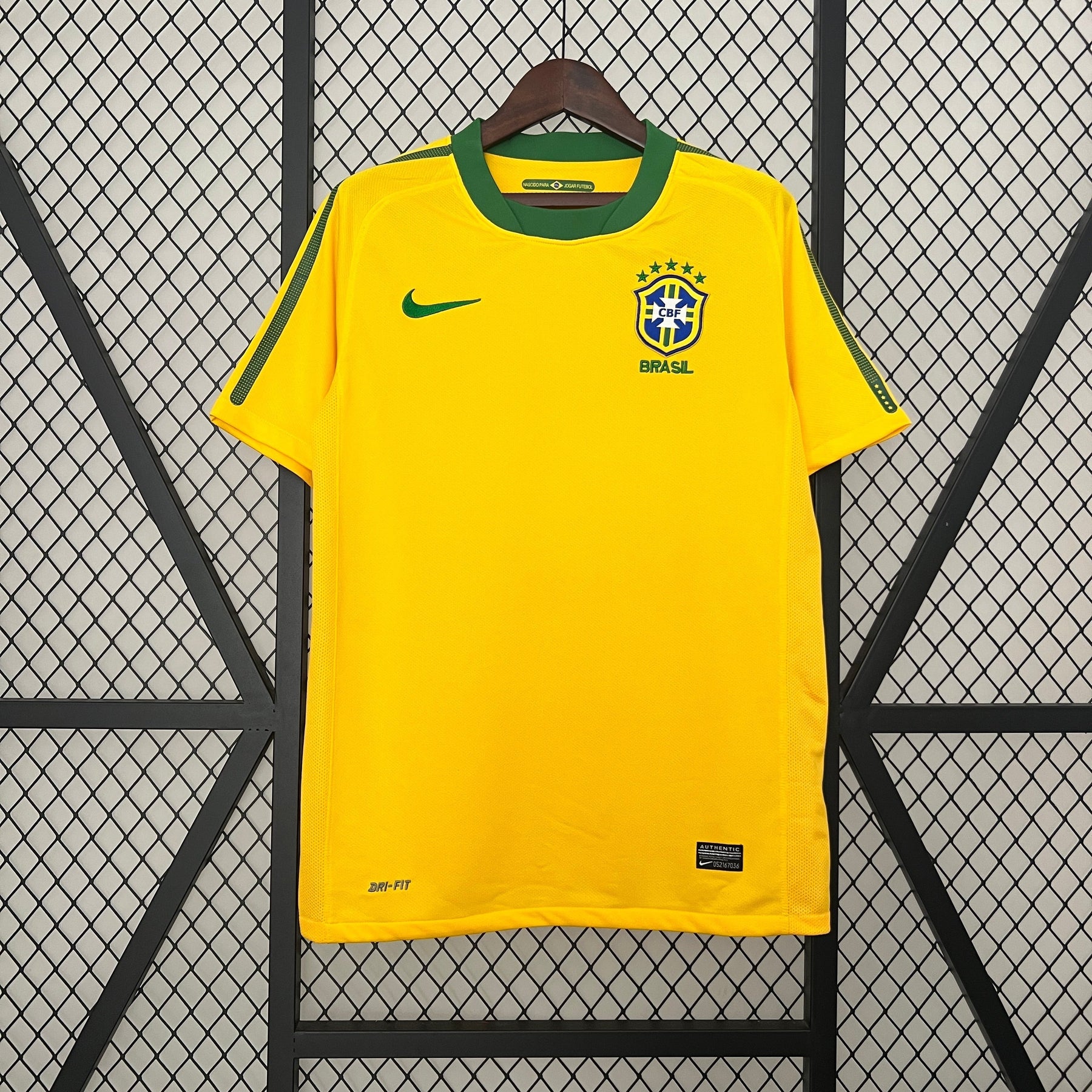 CAMISA RETRÔ BRASIL HOME 2010