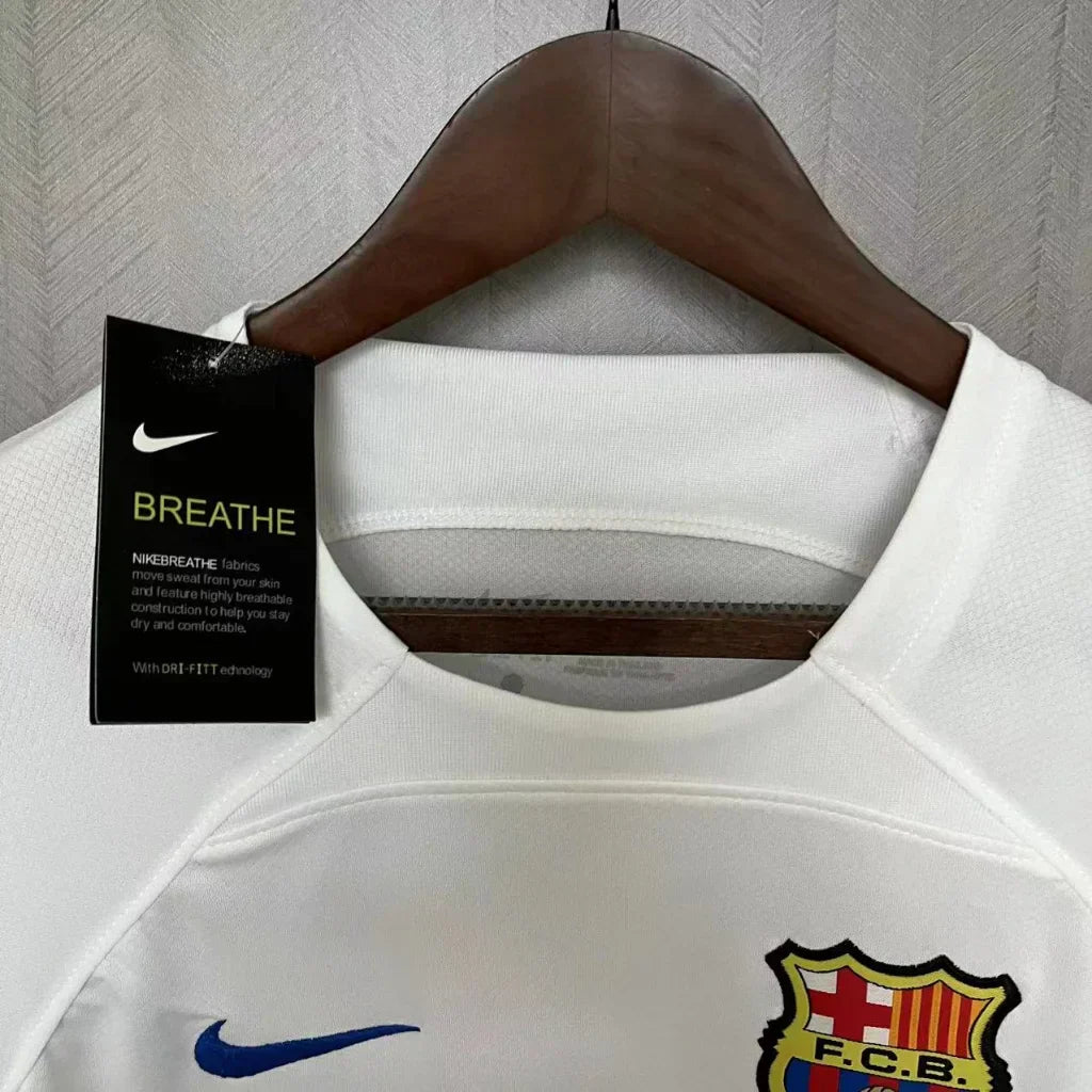 Conjunto Infantil Unissex Barcelona Branco