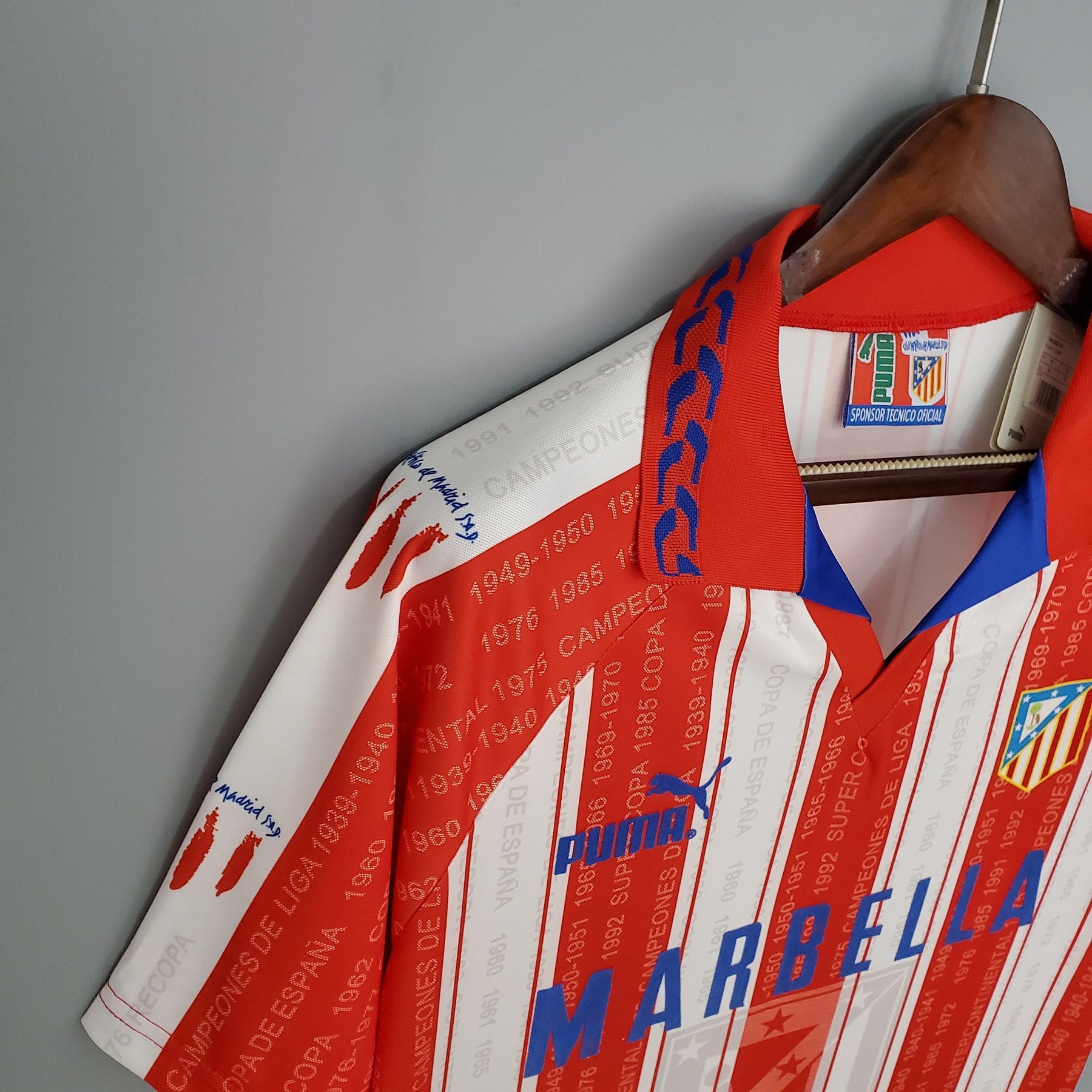 CAMISA RETRÔ ATLÉTICO DE MADRID HOME 95/96