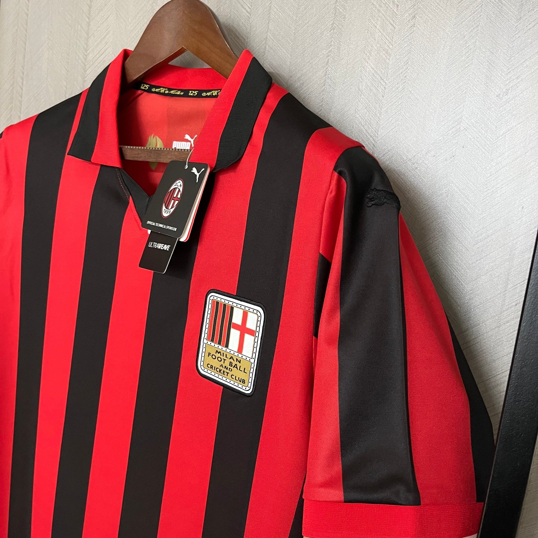 CAMISA MILAN RETRÔ 125 ANOS