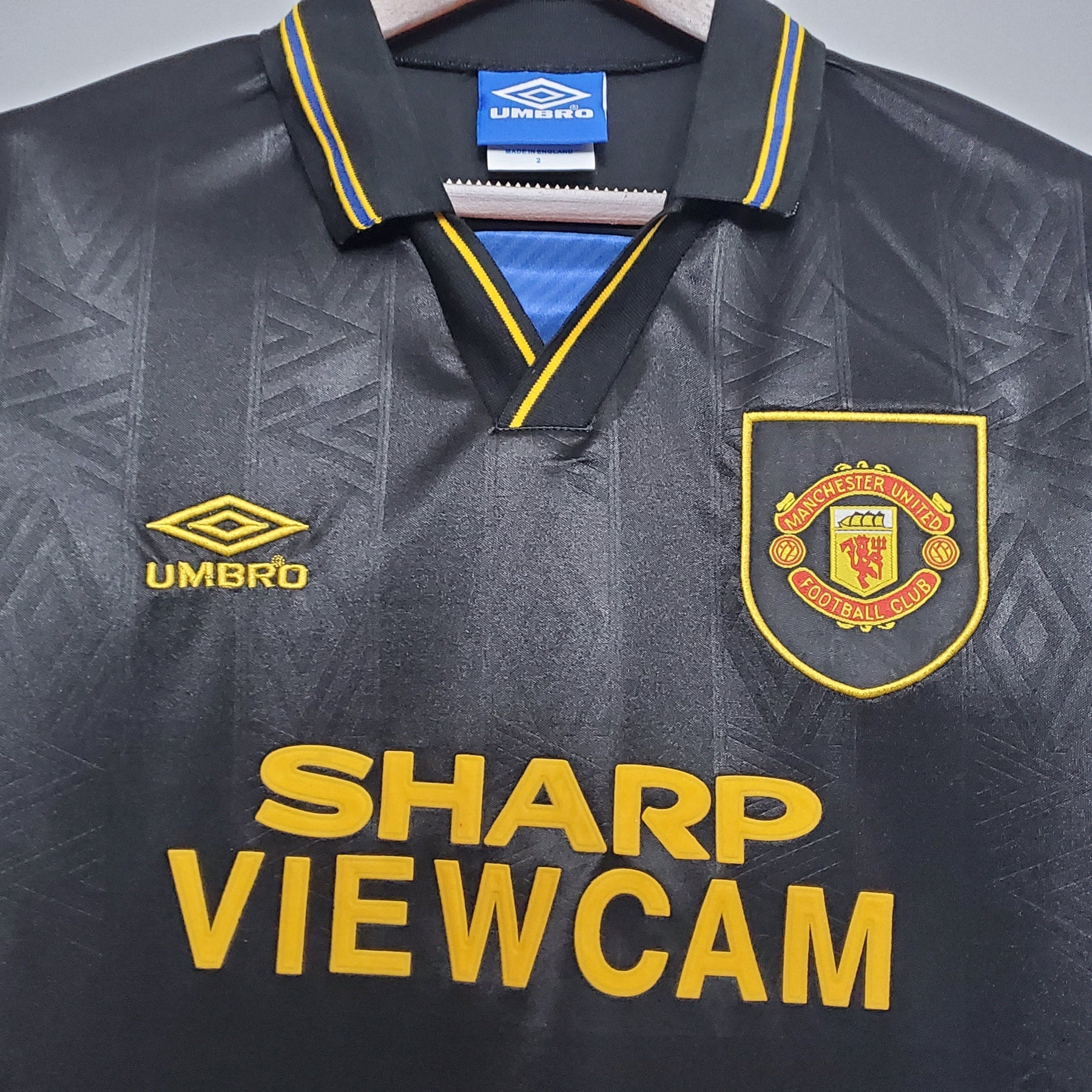 CAMISA RETRÔ MANCHESTER UNITED AWAY 93/95