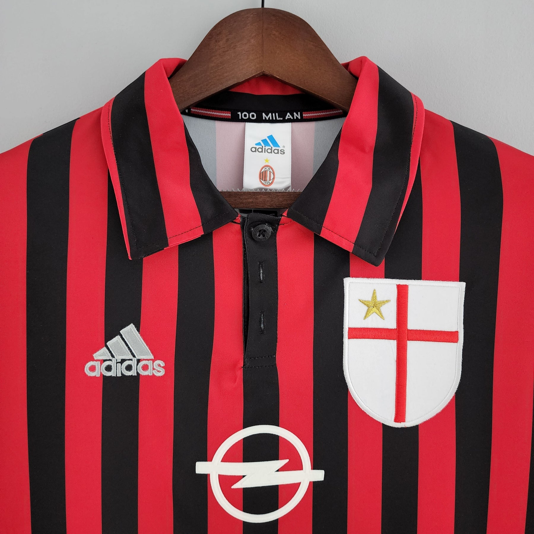CAMISA RETRÔ MILAN HOME MANGA LONGA 99/00