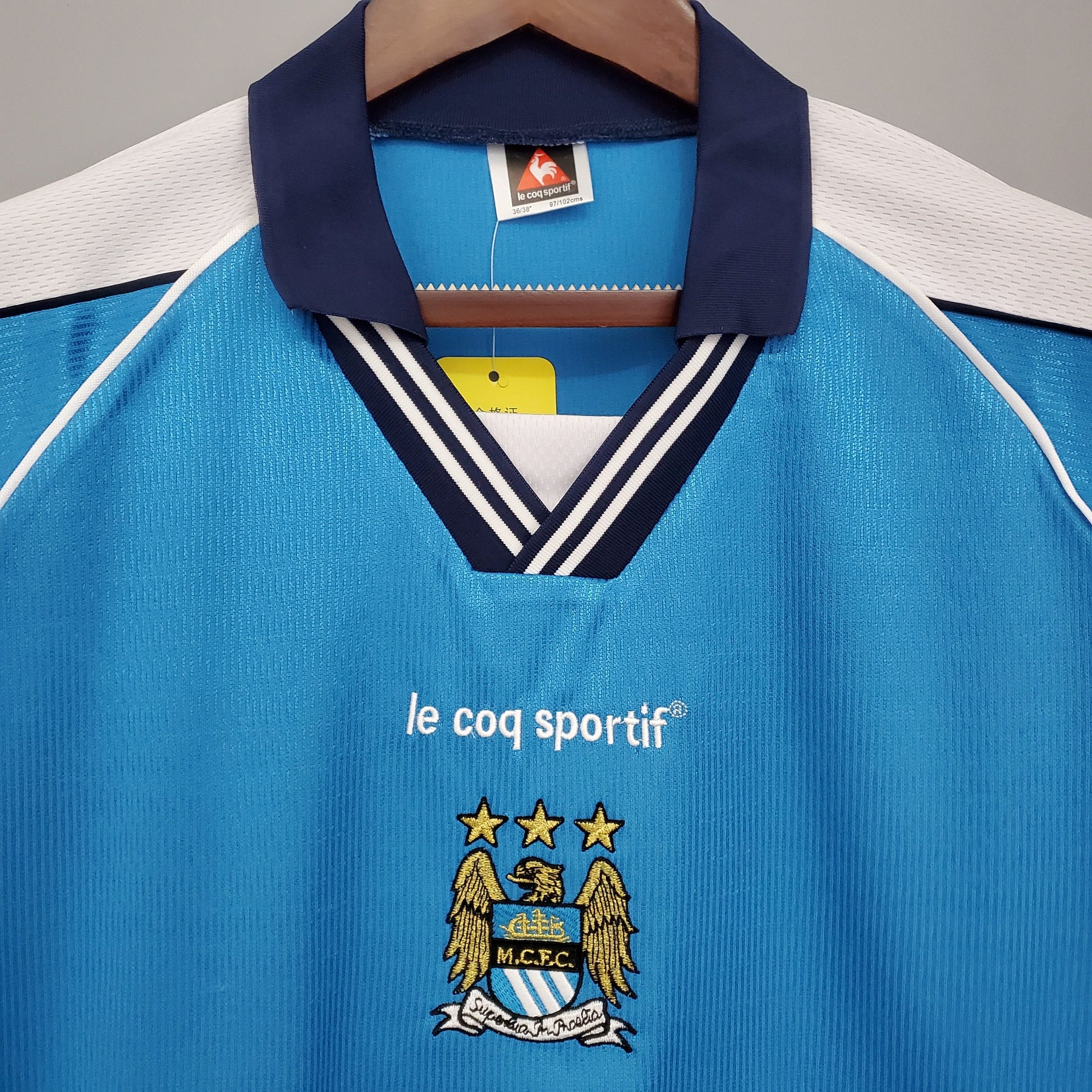 CAMISA MANCHESTER CITY RETRÔ HOME 99/00