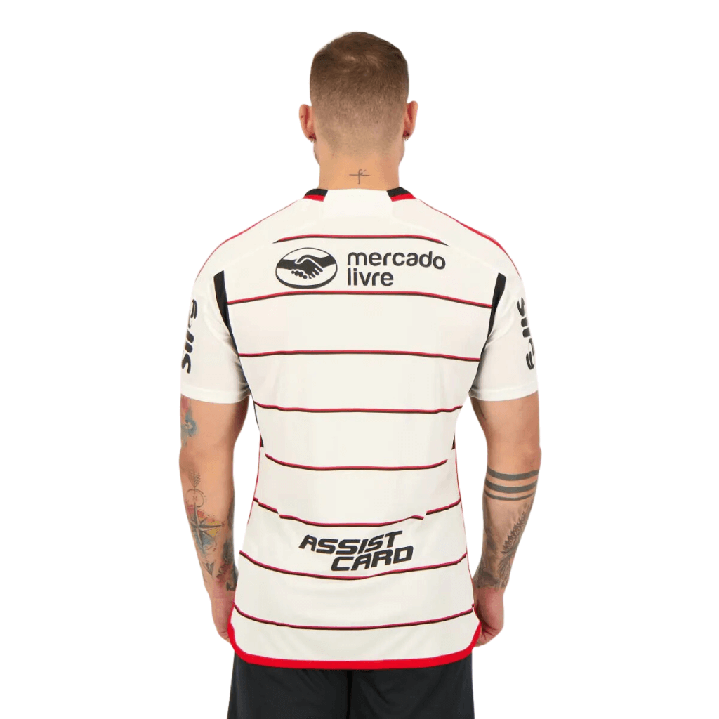 Camisa Masculina Flamengo II 2023/24 - Patrocínios + Patchs