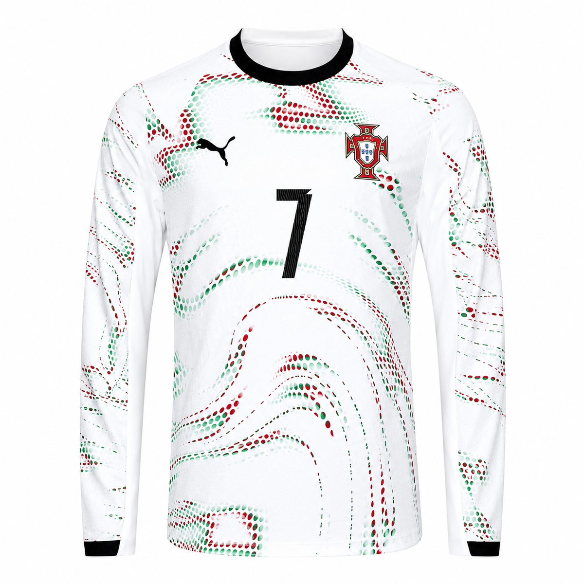 (PRÉ-VENDA) LANÇAMENTO Camisa Portugal II 2025/26 Ronaldo 7 Manga Longa