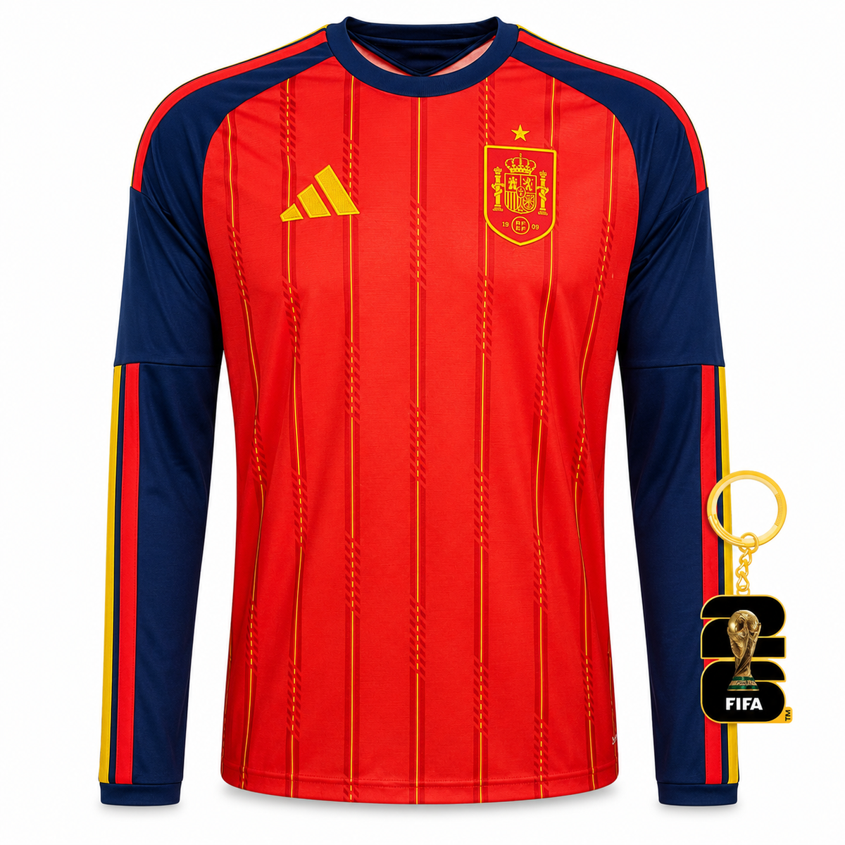 (PRÉ-VENDA) LANÇAMENTO Camisa Espanha I 2026/27 Manga Longa