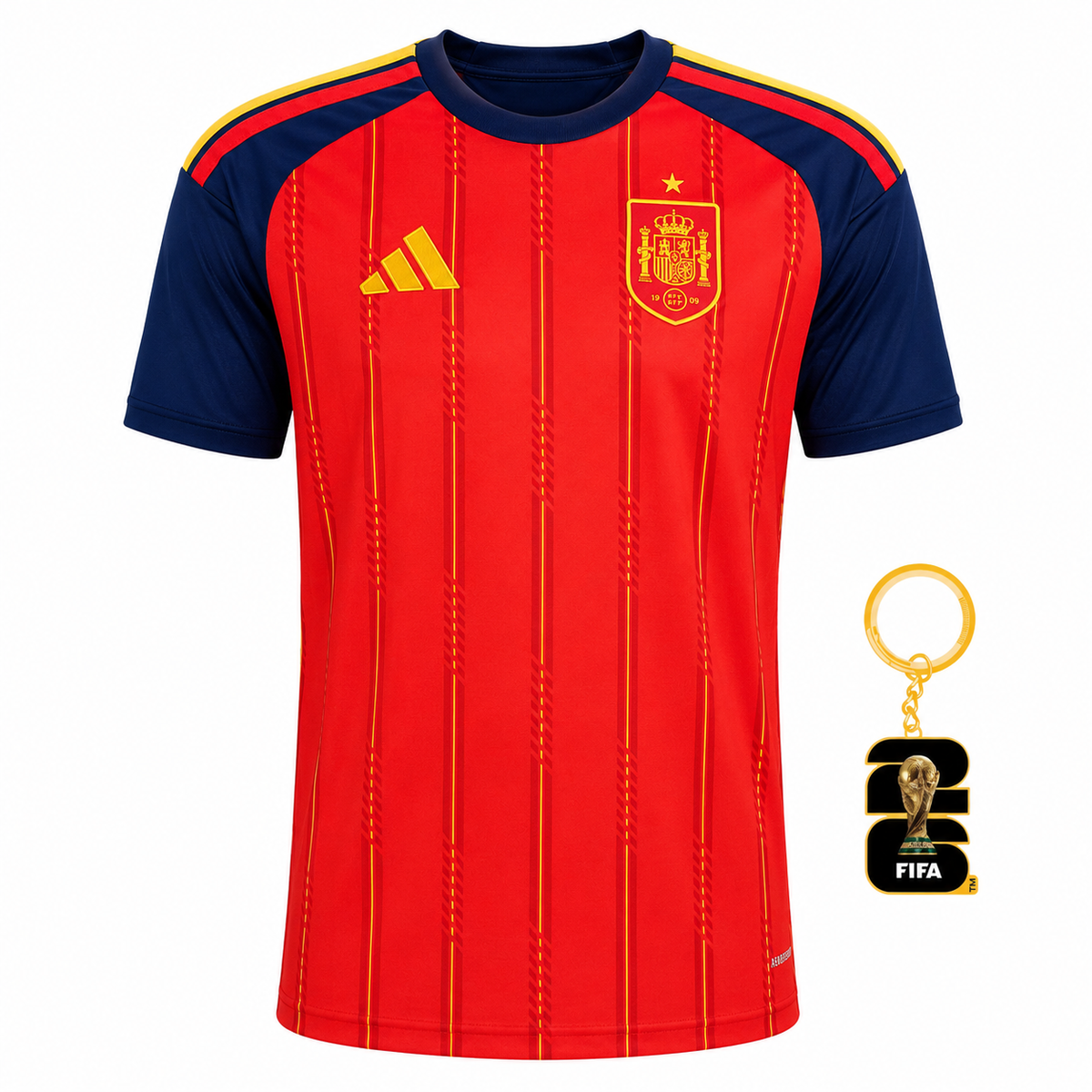 (PRÉ-VENDA) LANÇAMENTO Camisa Espanha I 2026/27 Torcedor Masculina