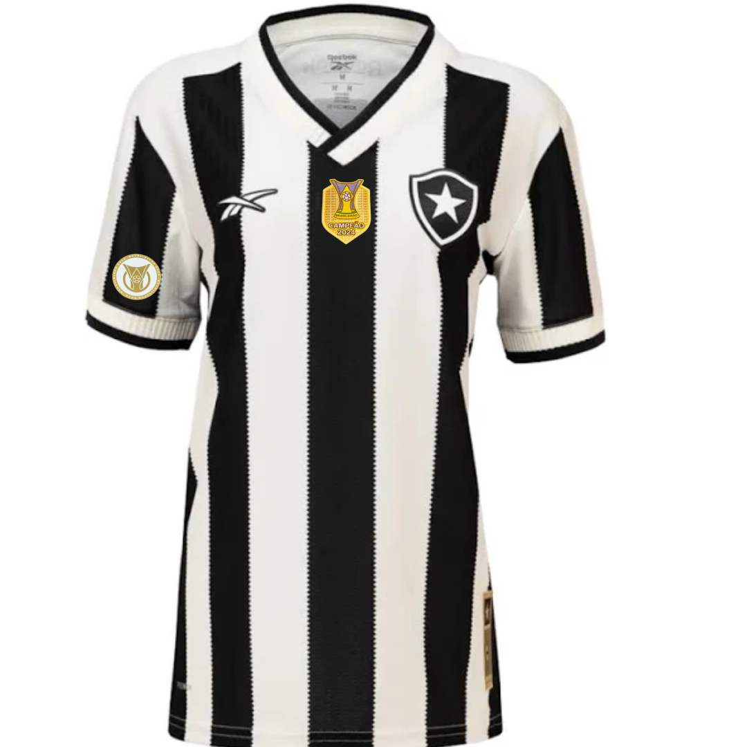 Camisa Feminina Alvinegra Botafogo Campeão