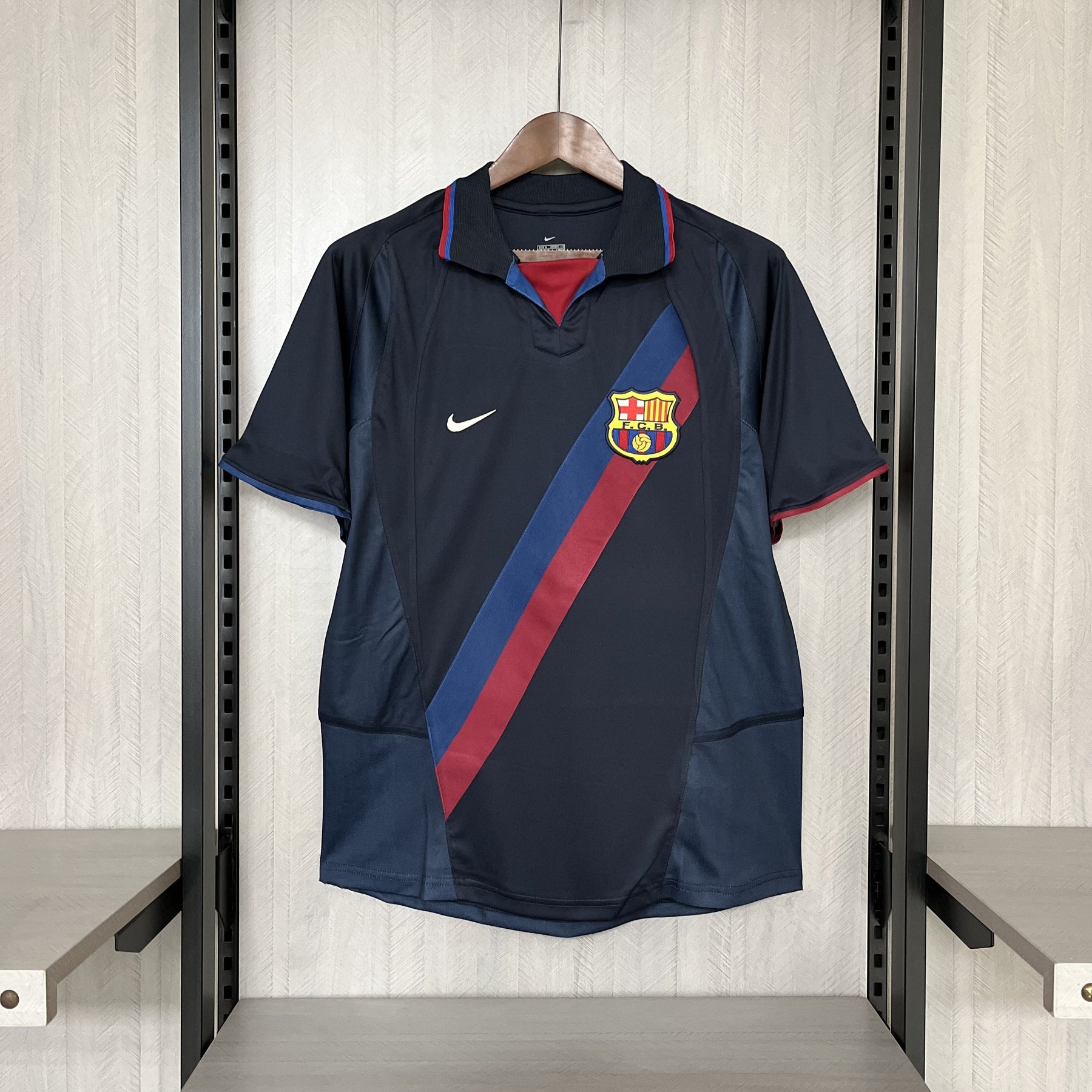 CAMISA RETRÔ BARCELONA THIRD 02/03
