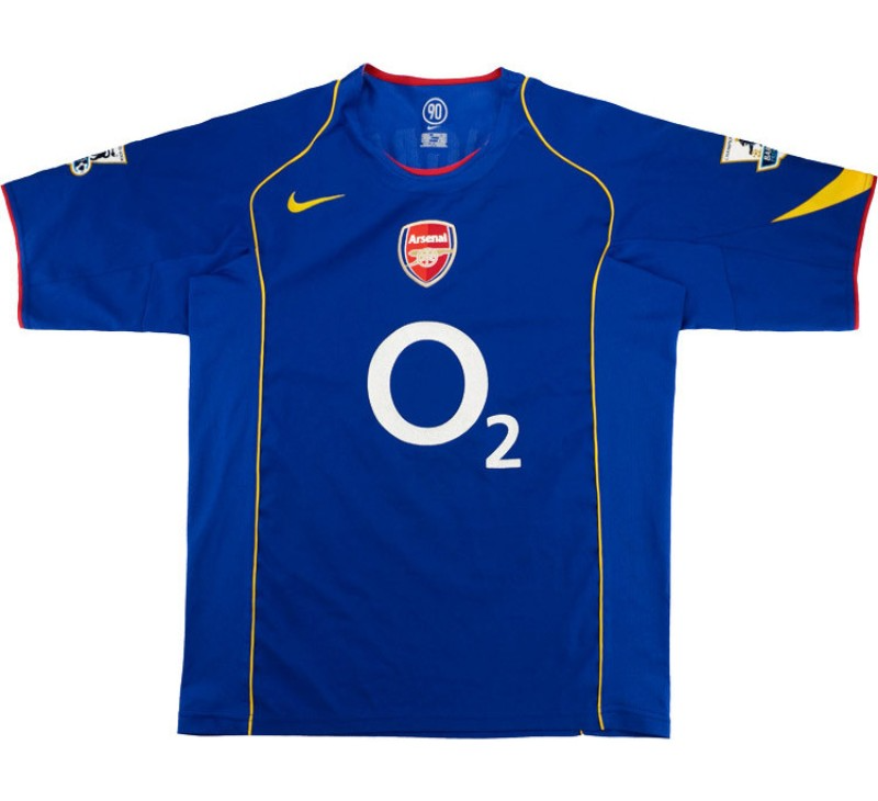 CAMISA RETRÔ ARSENAL AWAY 04/05