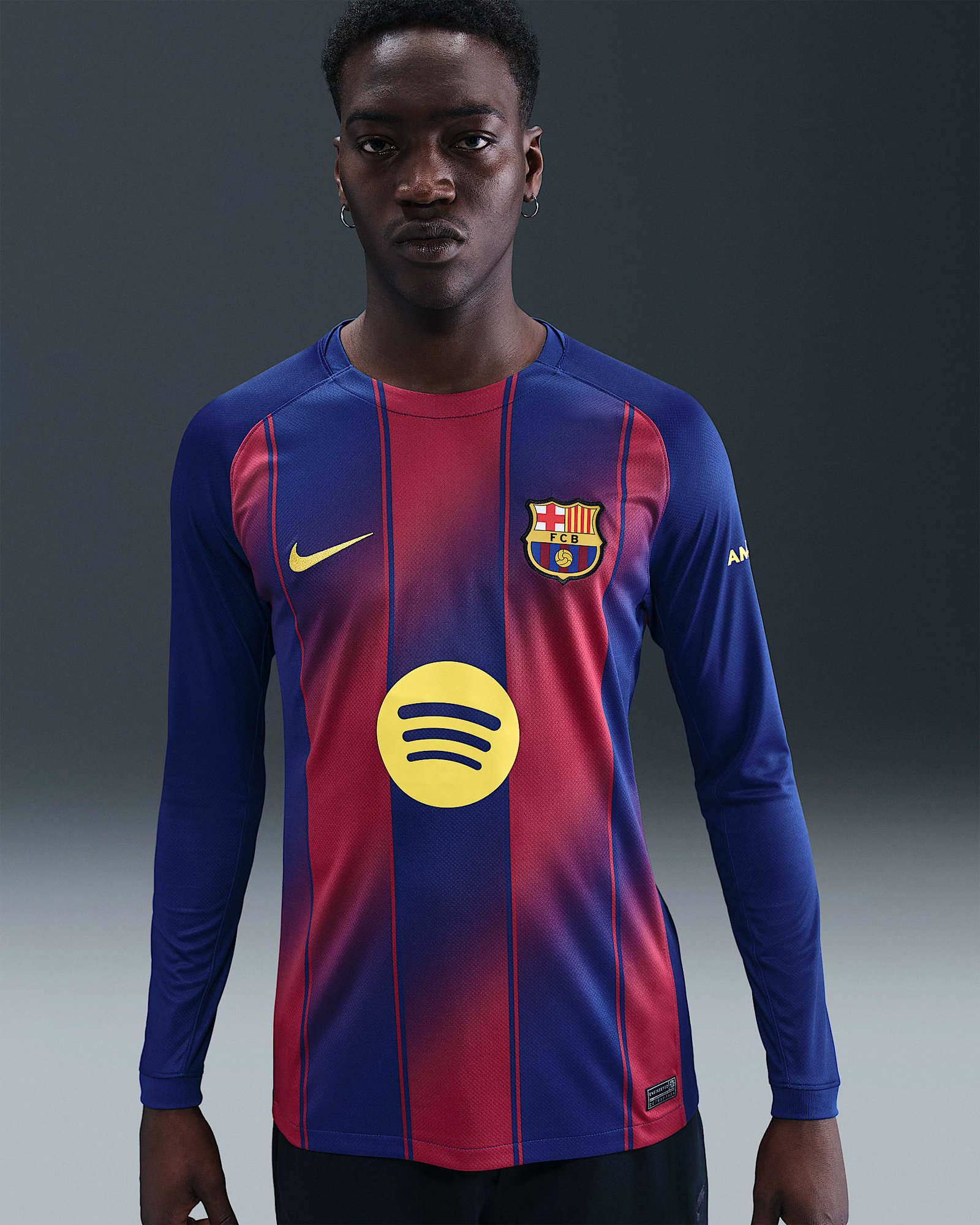CAMISA BARCELONA TITULAR 2025/26 MANGA LONGA
