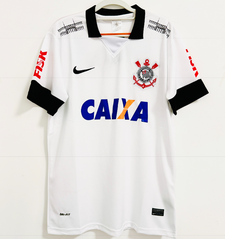CAMISA RETRO TIMAO TITULAR 2013 BRANCA MASCULINA