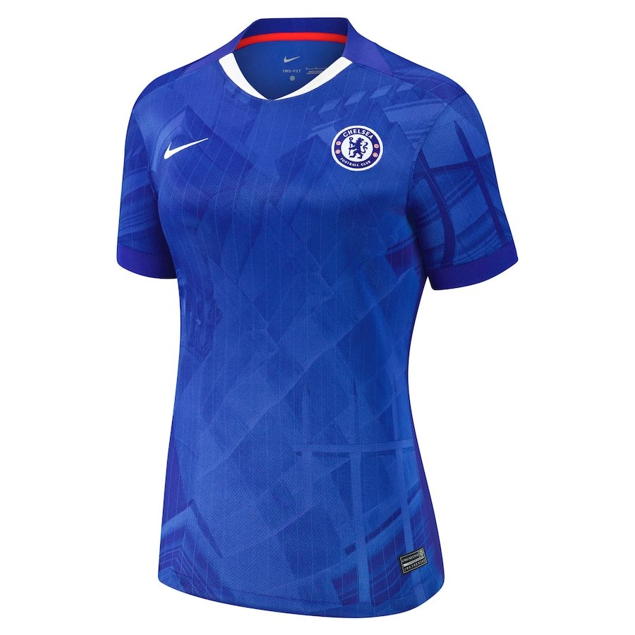 CAMISA FEMININA CHELSEA I TITULAR 2025 AZUL