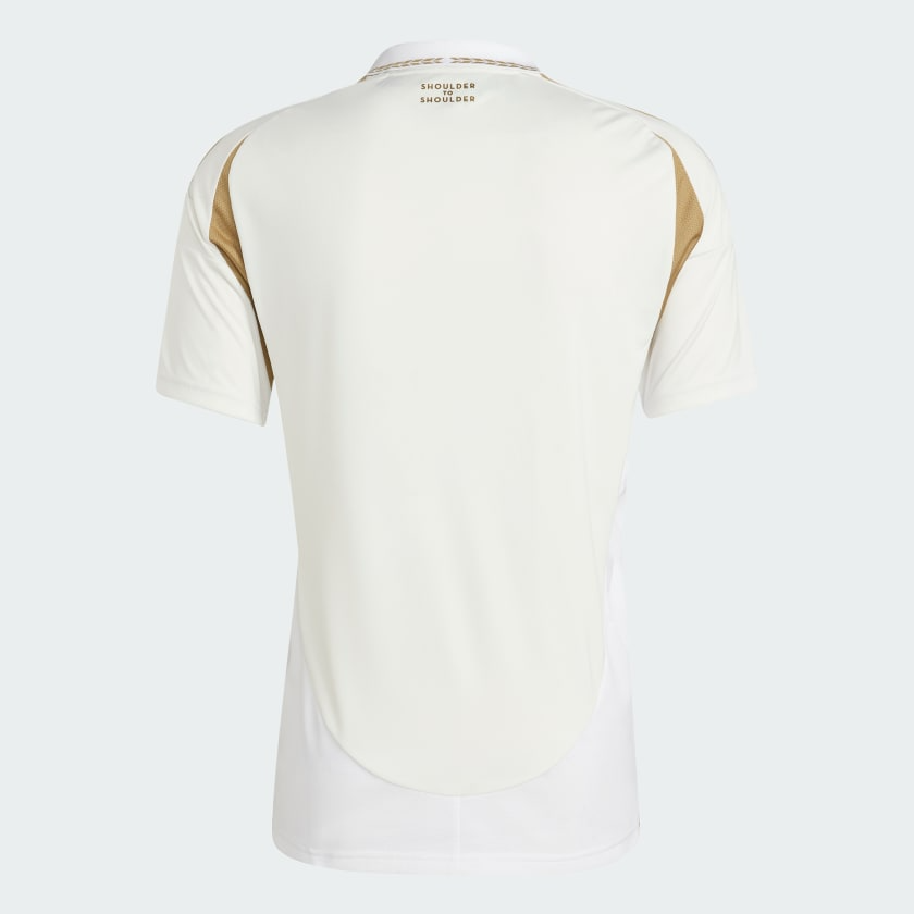 CAMISA RESERVA II LOS ANGELES GALAXY MUNDIAL DE CLUBES 2025 BRANCA/DOURADA TORCEDOR MASCULINA