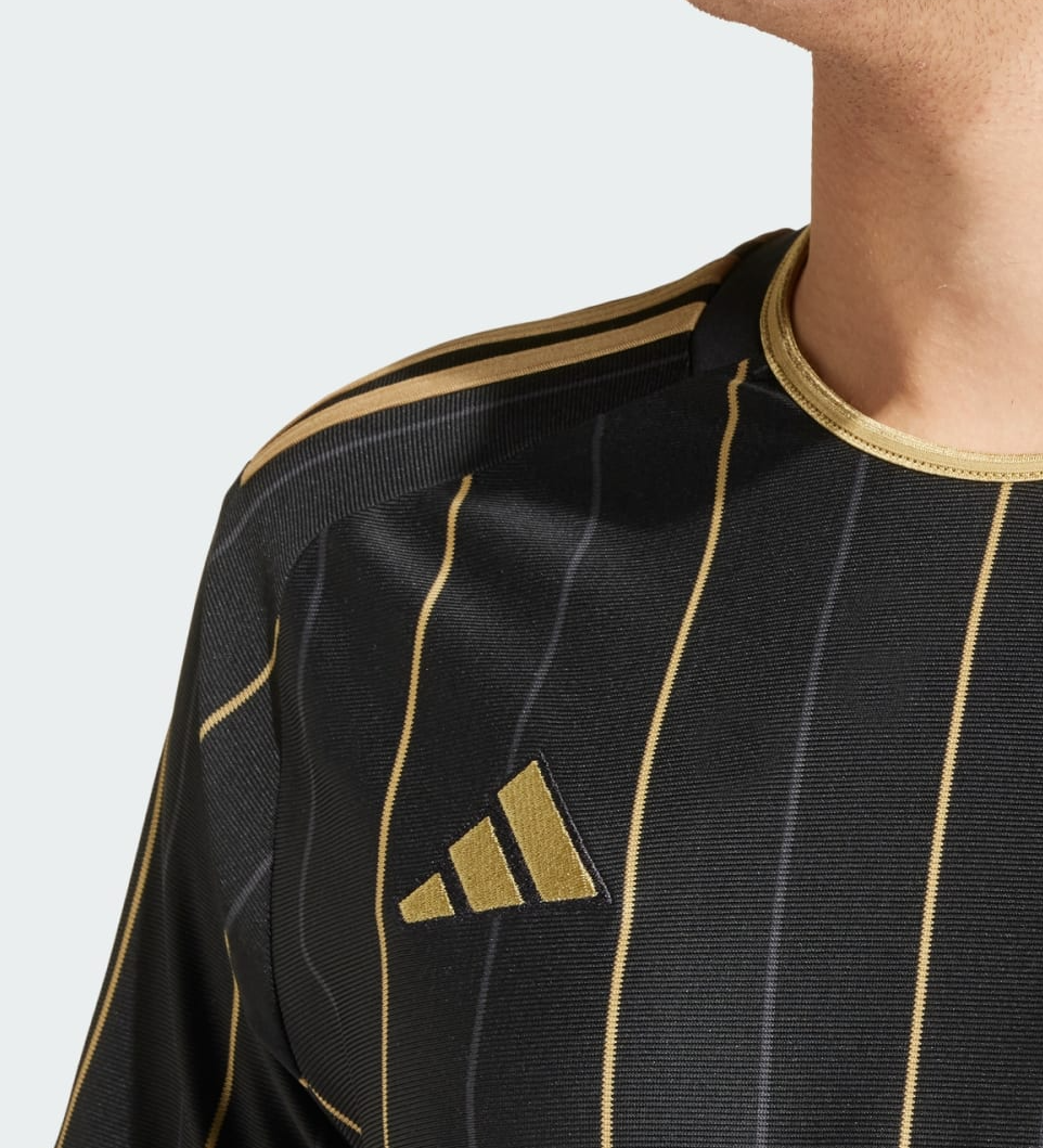 CAMISA TITULAR I LOS ANGELES GALAXY MUNDIAL DE CLUBES 2025 TORCEDOR MASCULINA PRETA