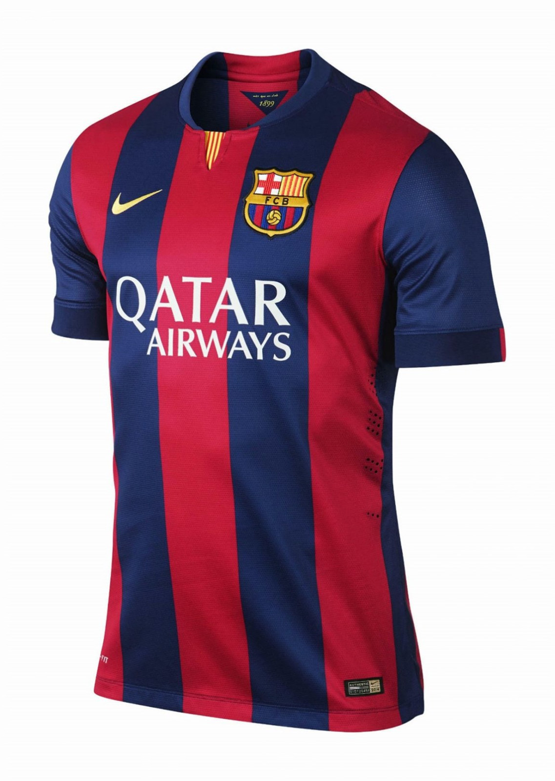 CAMISA RETRÔ BARCELONA HOME 2014/15 GRENÁ MASCULINA + CHAVEIRO ESPECIAL DE BRINDE