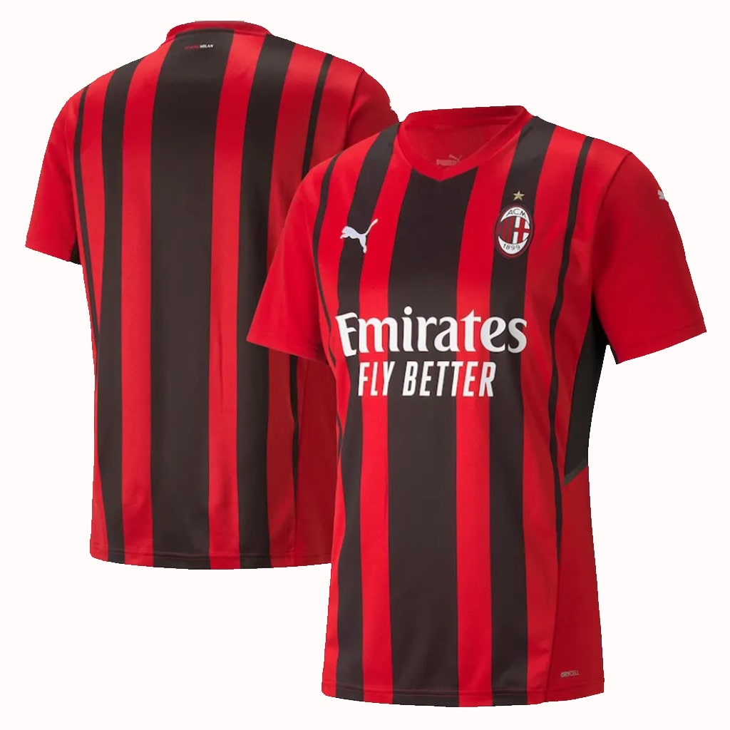 Camisa I AC Milan 2021/22 Torcedor - Masculina