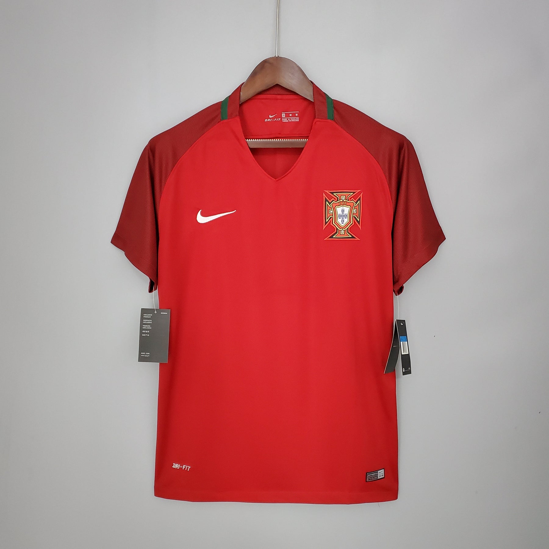 CAMISA RETRÔ PORTUGAL HOME 2016