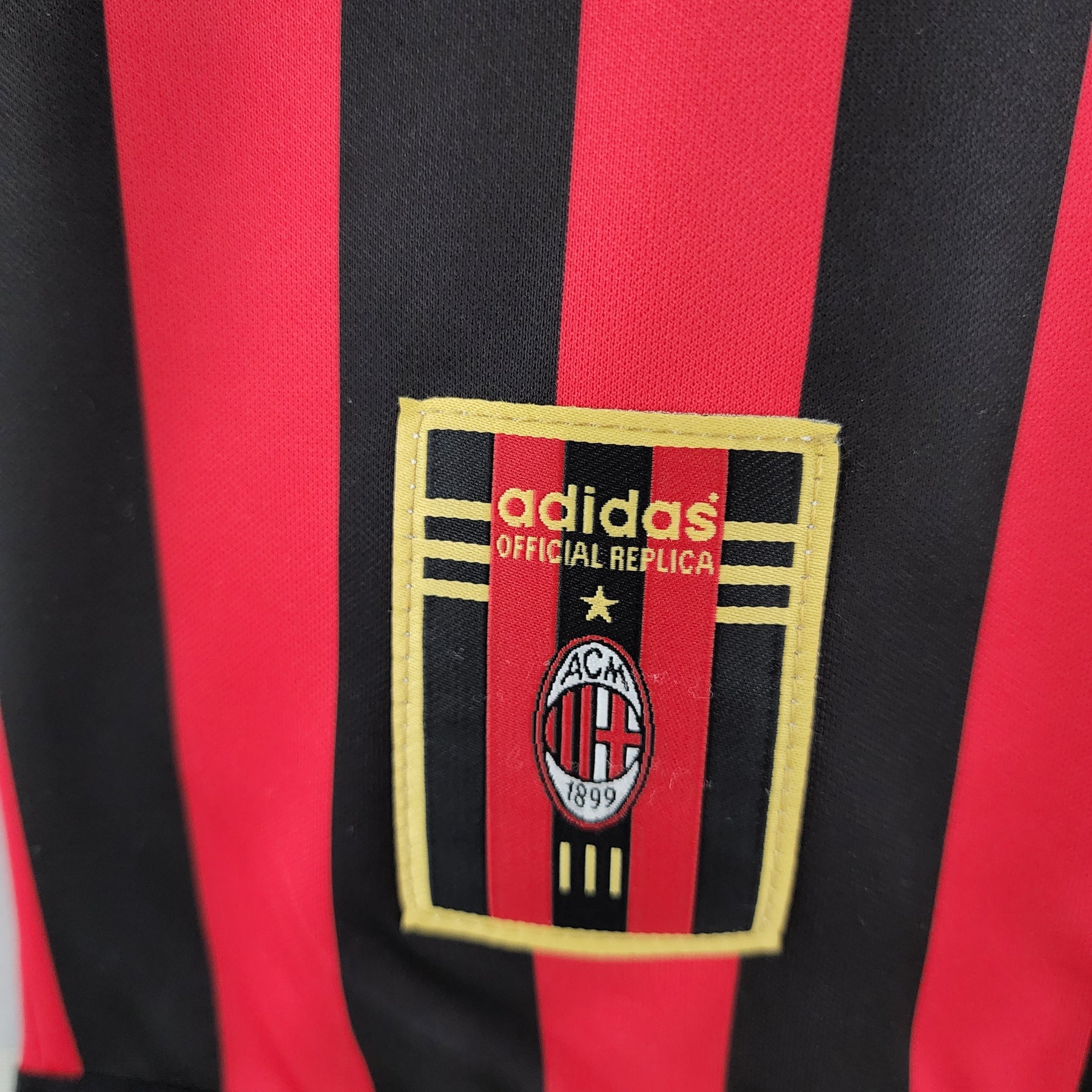 CAMISA RETRÔ MILAN HOME MANGA LONGA 99/00