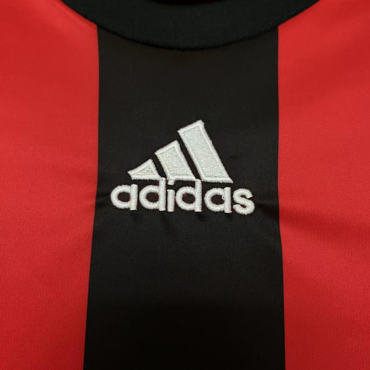 CAMISA RETRÔ MILAN HOME MANGA LONGA 08/09