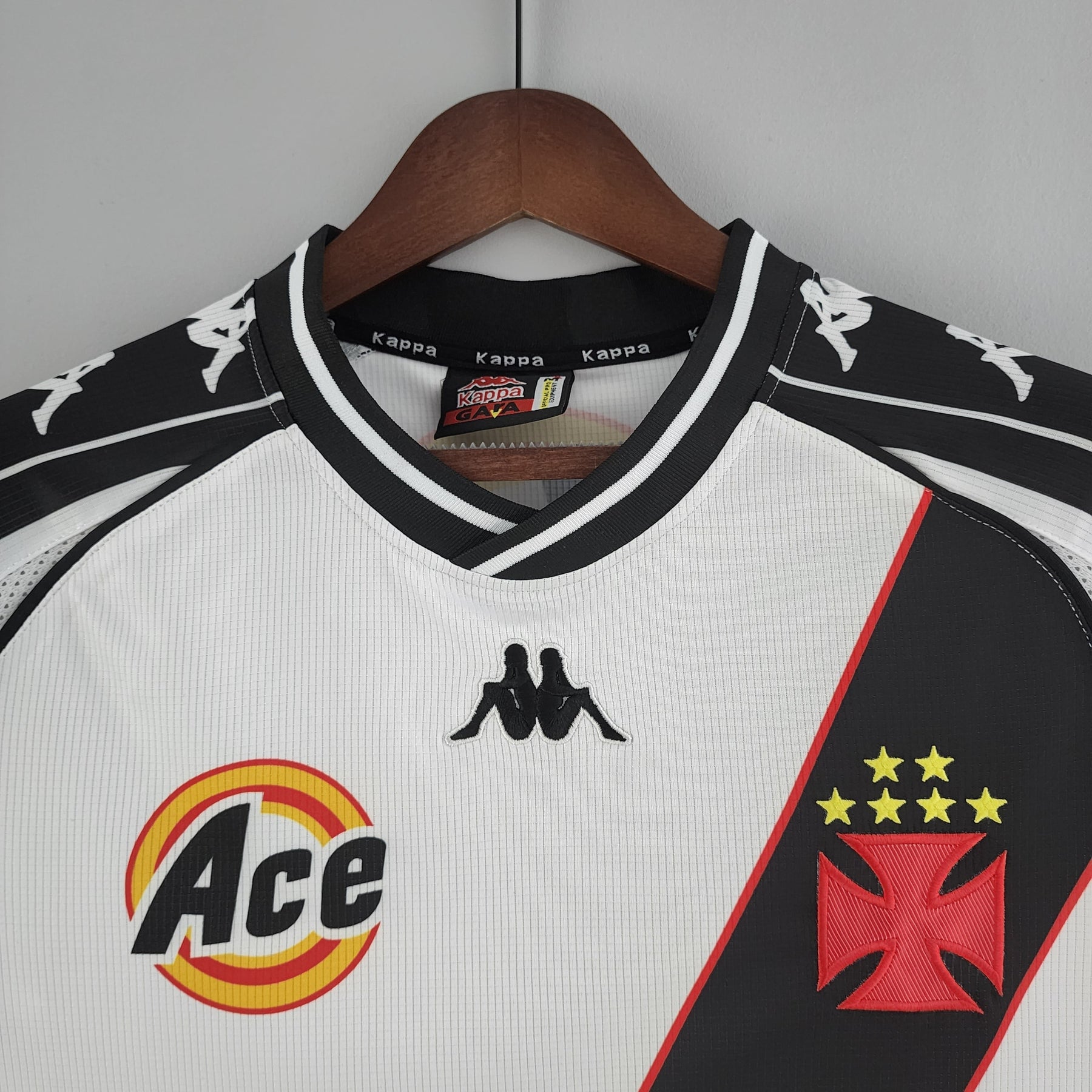 CAMISA RETRÔ VASCO DA GAMA WHITE 2000