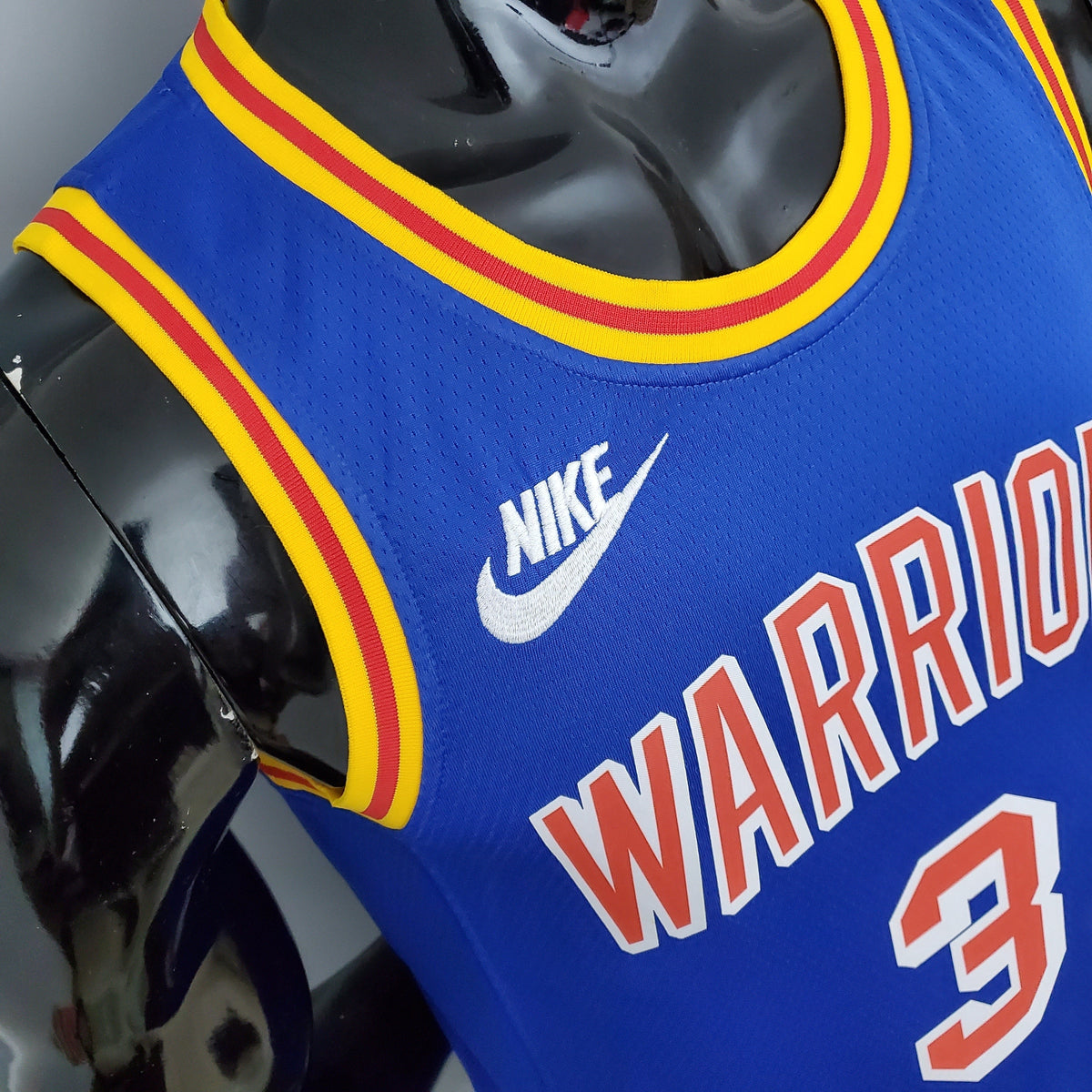 Camisa NBA Golden State Warriors #3 Poole - Retro Blue - JM sports