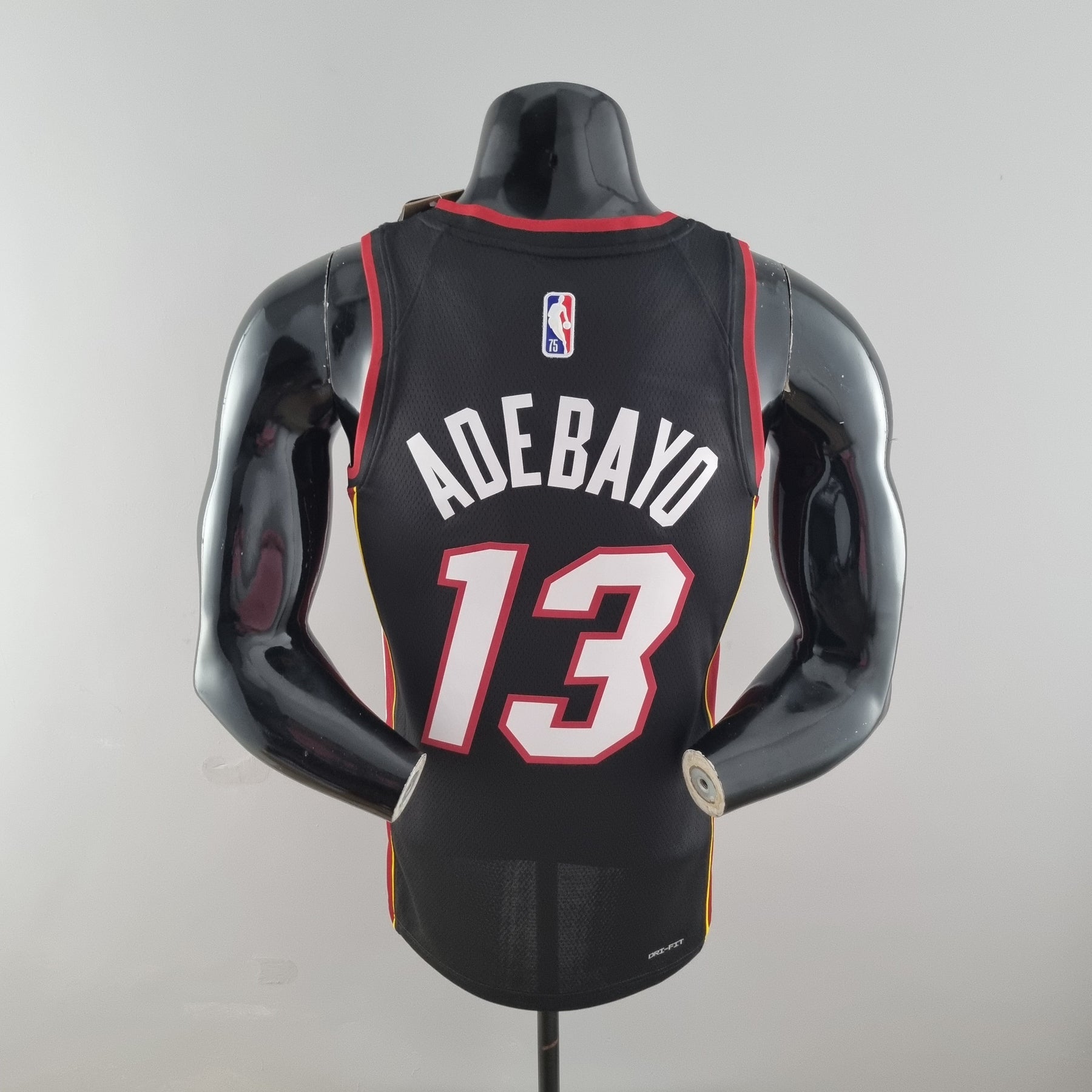 Camisa NBA Miami Heat #13 Adebayo - 75° Aniversário Black