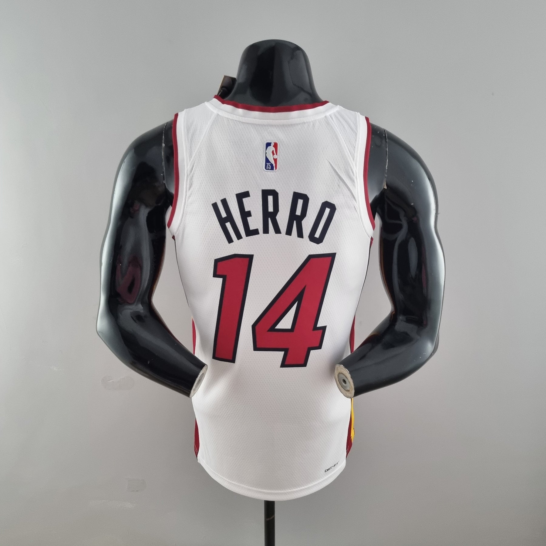 Camisa NBA Miami Heat #14 Herro- 75° Aniversário White