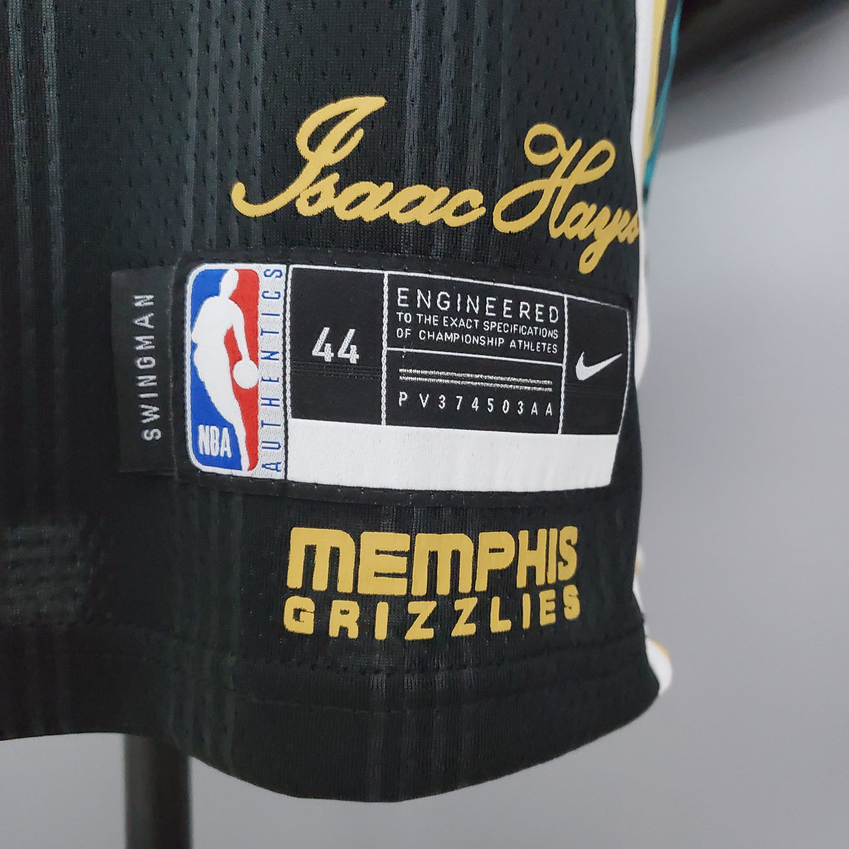 Camisa NBA Memphis Grizzlies #12 Morant - City Edition Black - JM sports