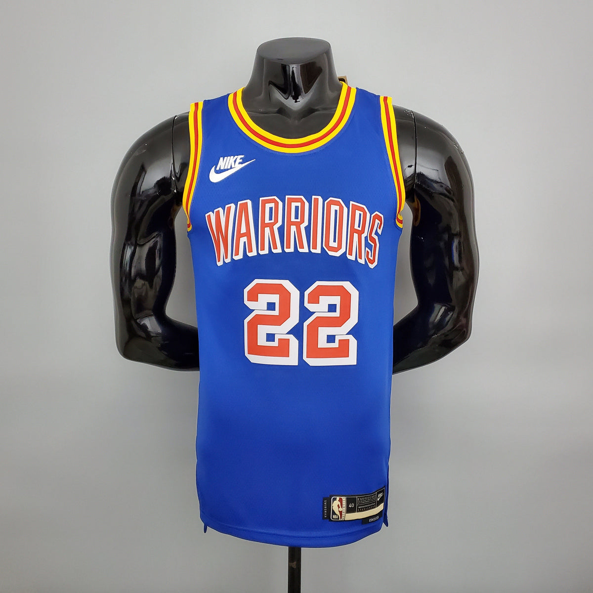 Camisa NBA Golden State Warriors #22 Wiggins - Retro Blue - JM sports