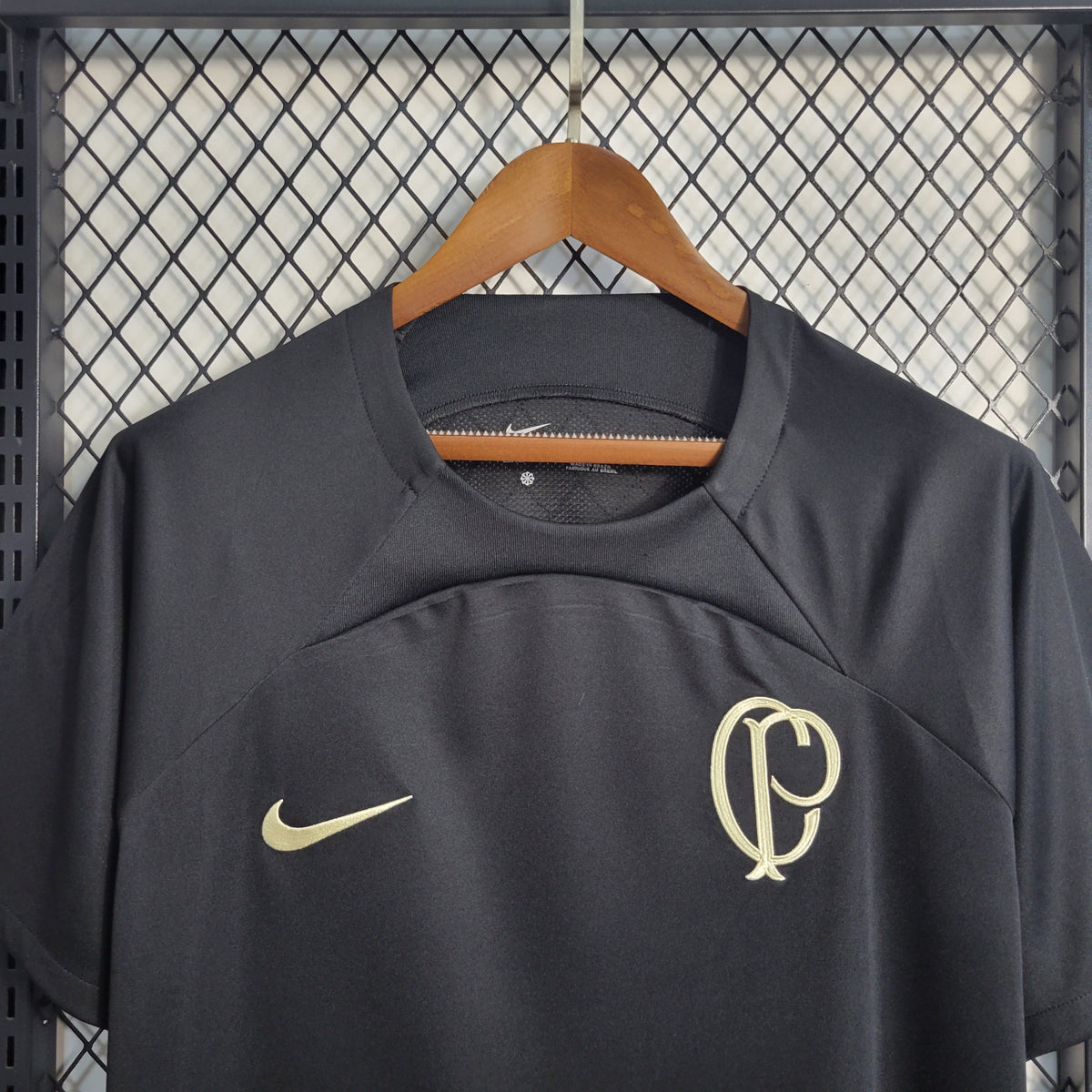 Camisa Corinthians Treino 23/24 - Nike Torcedor Masculina - Preta - JM sports