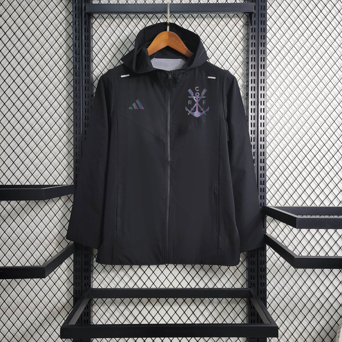 Jaqueta Corta Vento Flamengo Black 2023/24 - JM sports