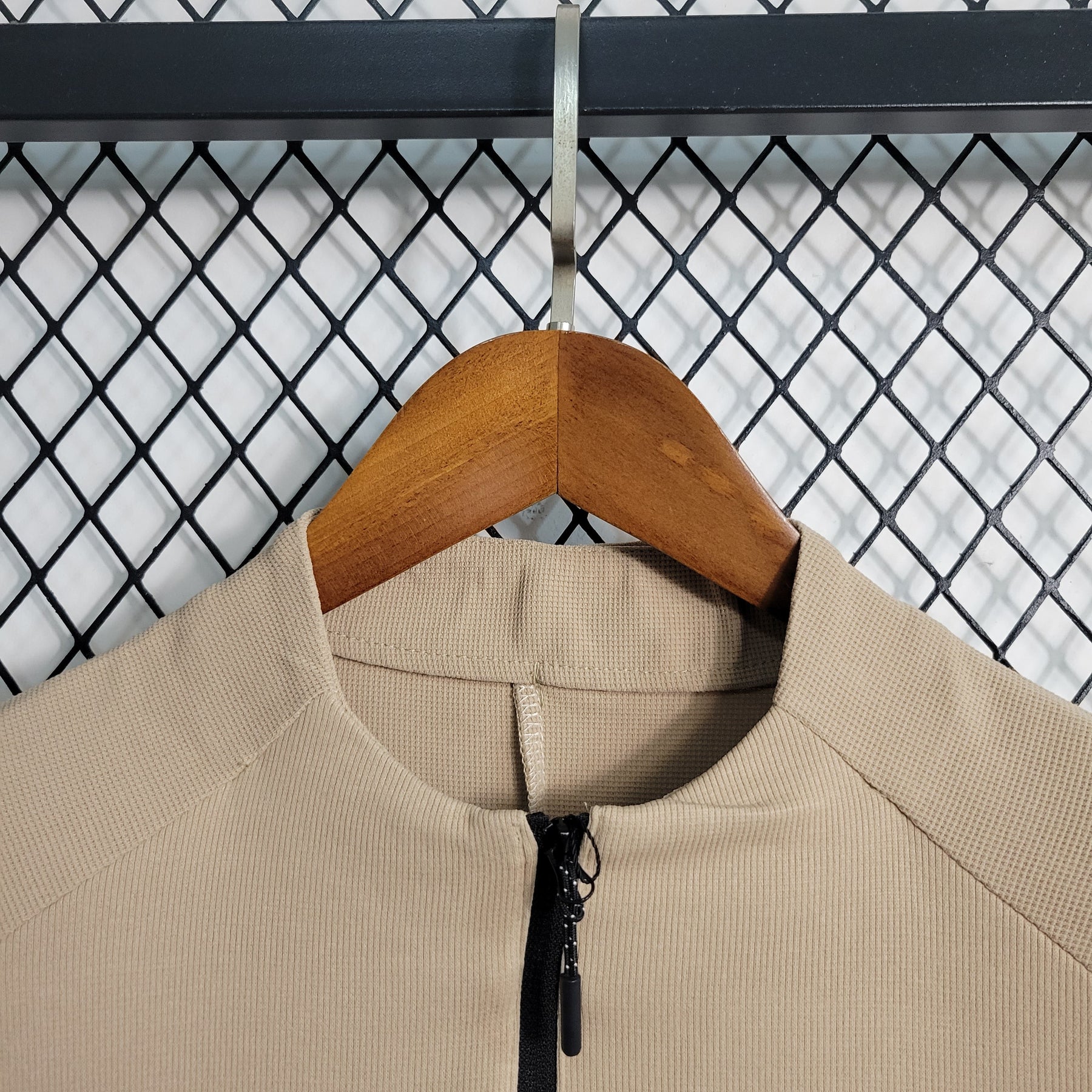 Jaqueta Corta Vento Branco Corinthians 23/24 Bege - JM sports