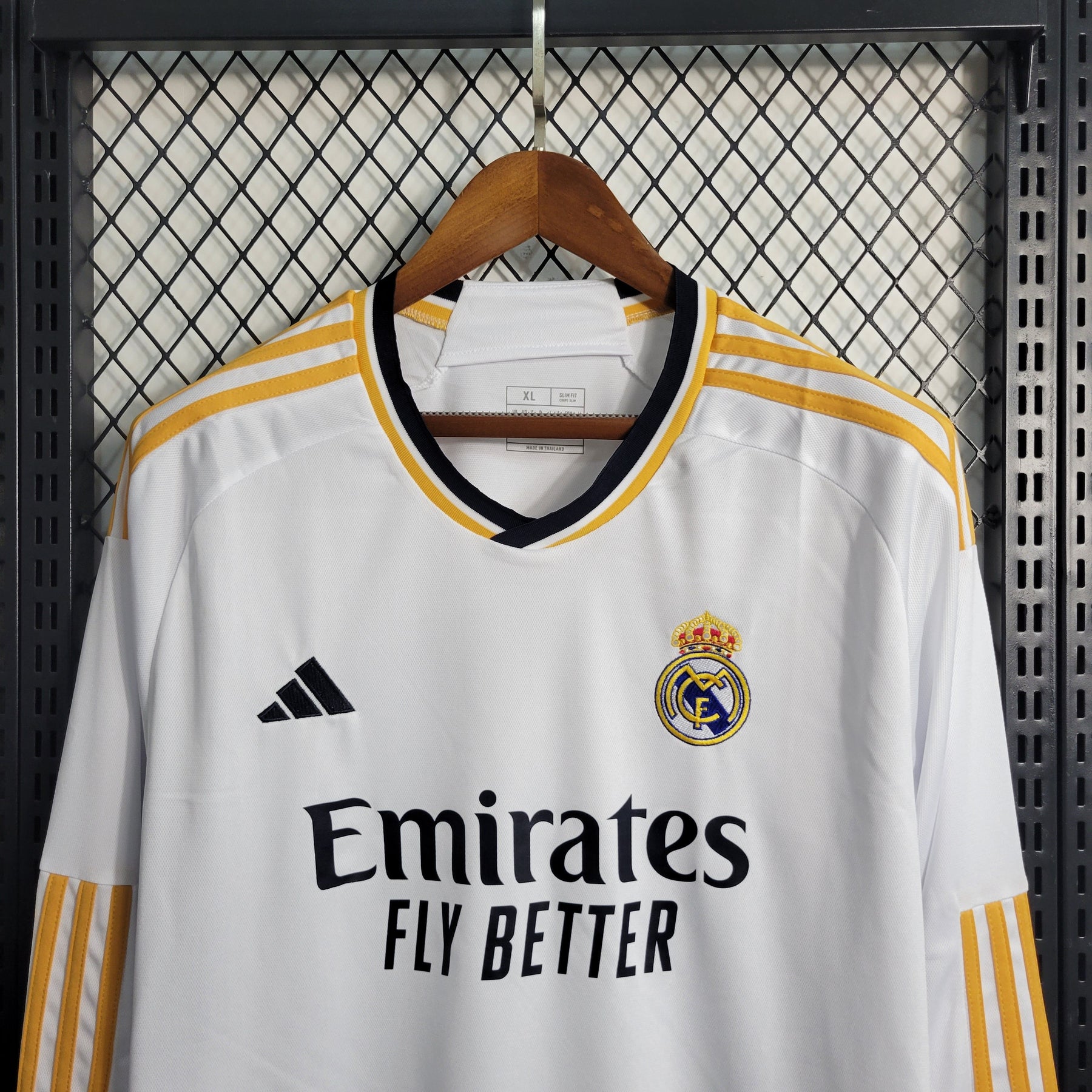 Camisa Real Madrid Home Manga comprida 23/24 - Adidas Torcedor Masculina - Torcedor - JM sports