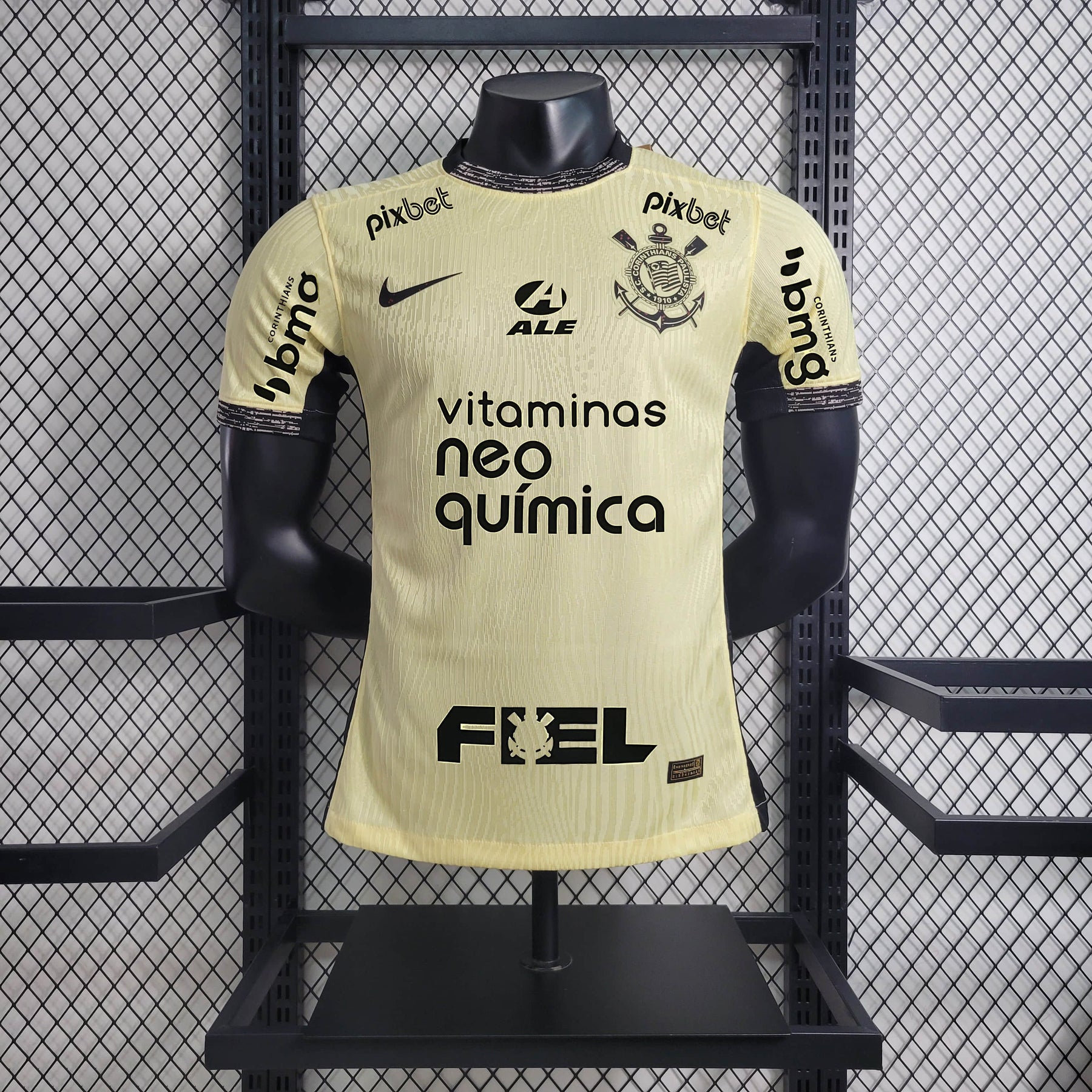 Camisa Corinthians Away III 23/24 Nike Jogador Masculina + Patrocínio - JM sports