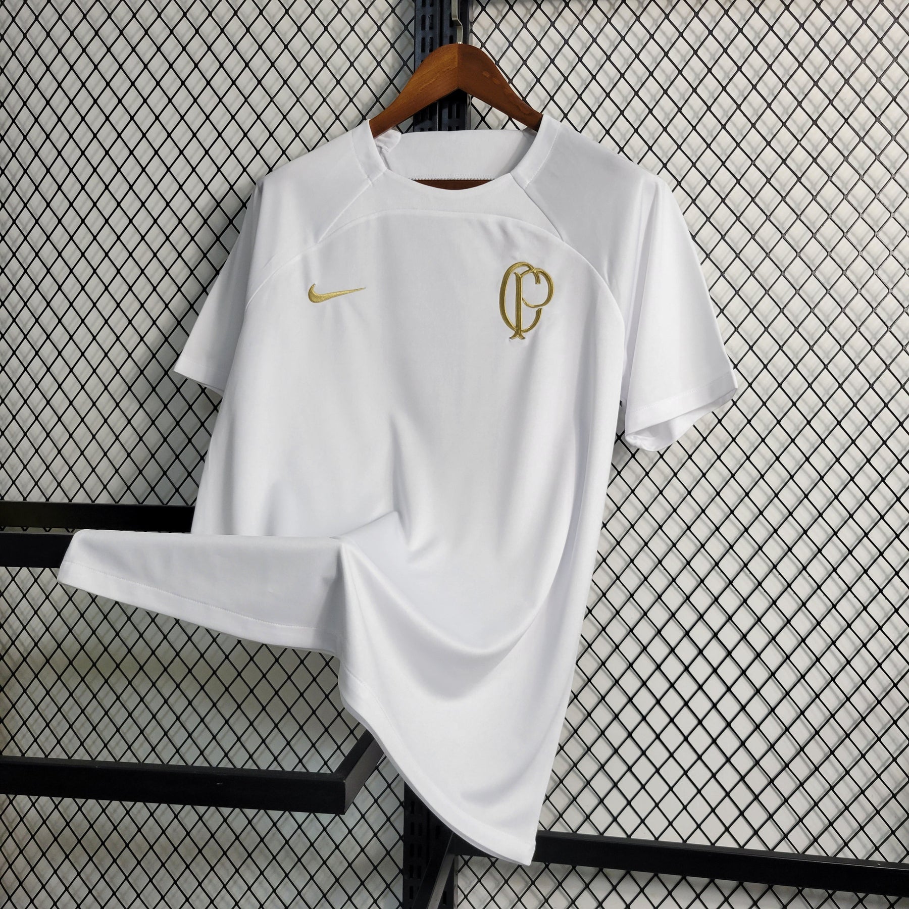 Camisa Corinthians Treino 23/24 - Nike Torcedor Masculina - Branco - JM sports