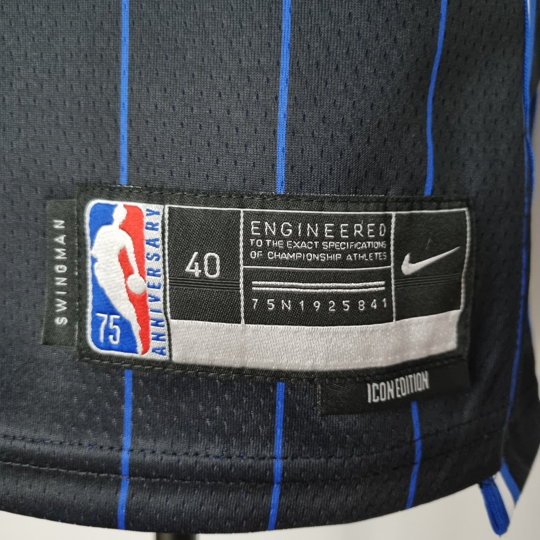 Camisa NBA Orlando Magic #1 McGrady - 75° Aniversário Black