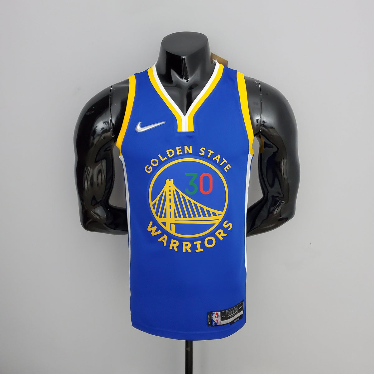 Camisa NBA Golden State Warriors #30 Curry - Mexico Blue - JM sports