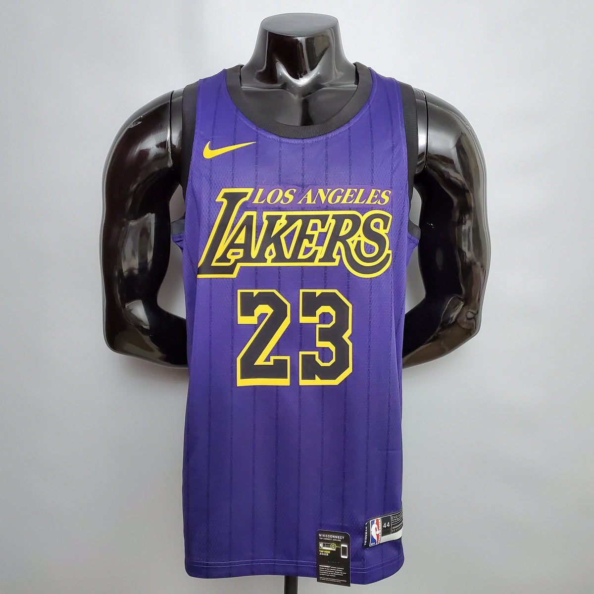 Camisa NBA Lakers #23 James Purple Stripe - 23/24 - JM sports